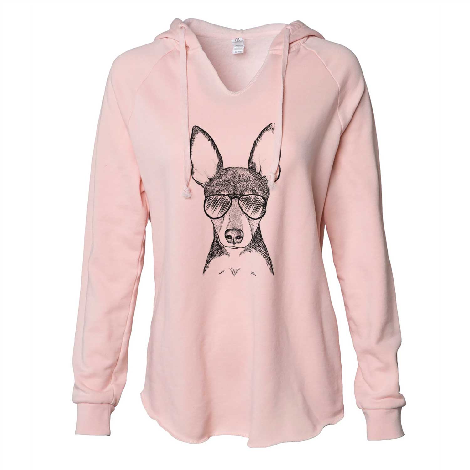 Tiny the Toy Fox Terrier - Cali Wave Hooded Sweatshirt