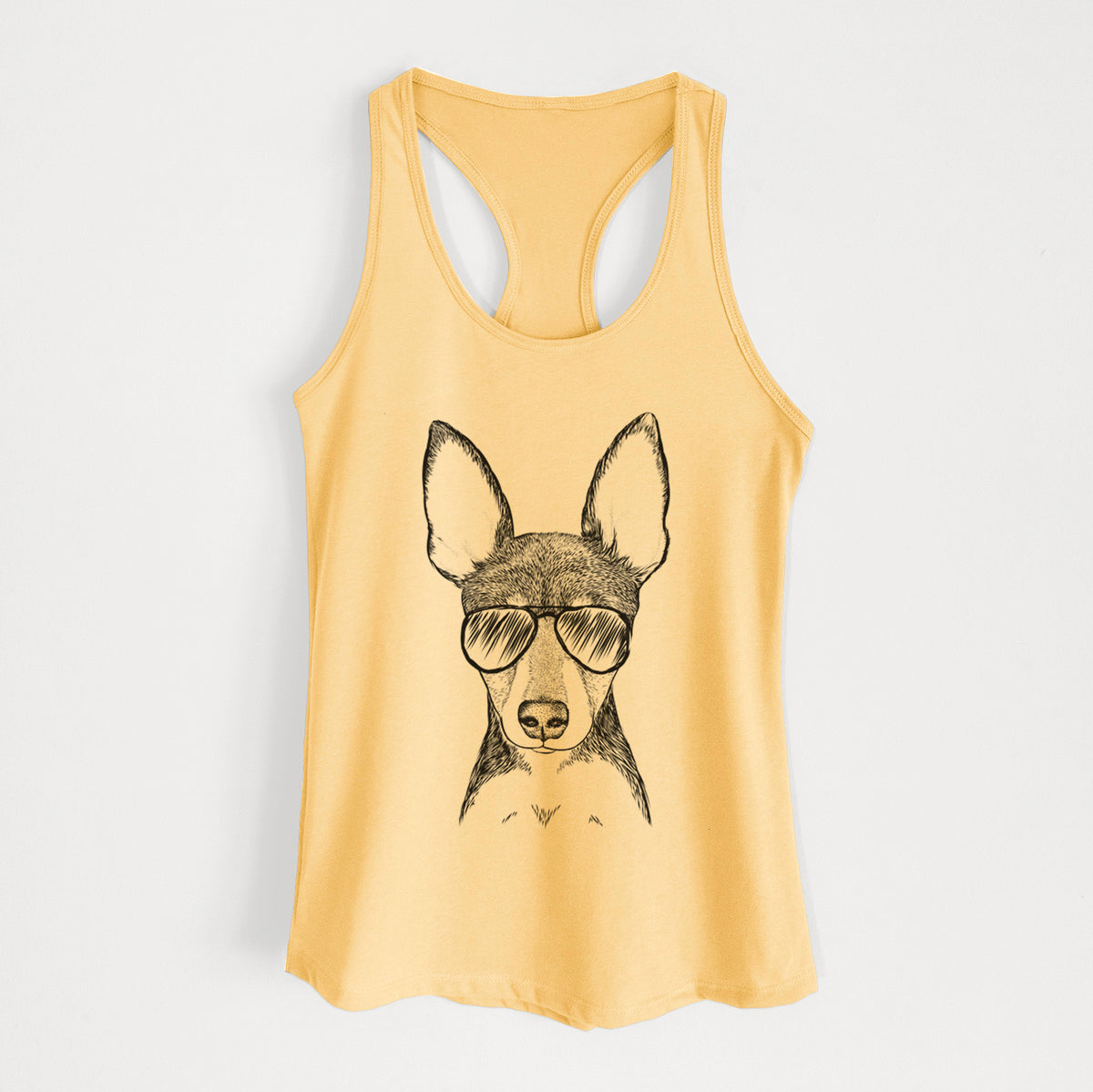Tiny the Toy Fox Terrier - Women's Racerback Tanktop