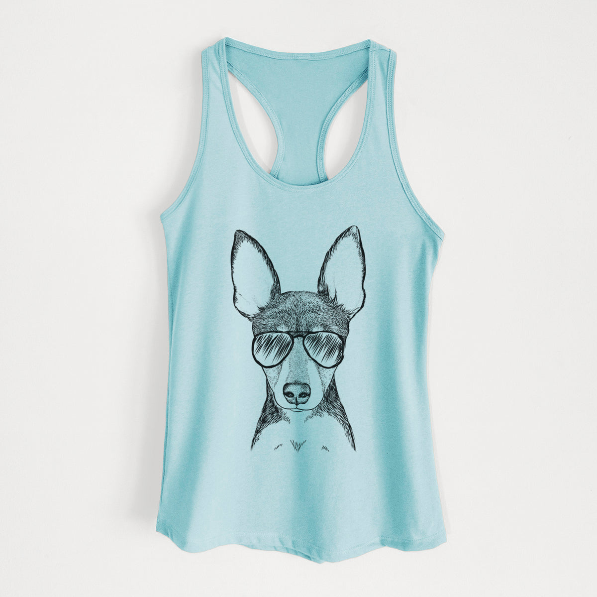 Tiny the Toy Fox Terrier - Women's Racerback Tanktop