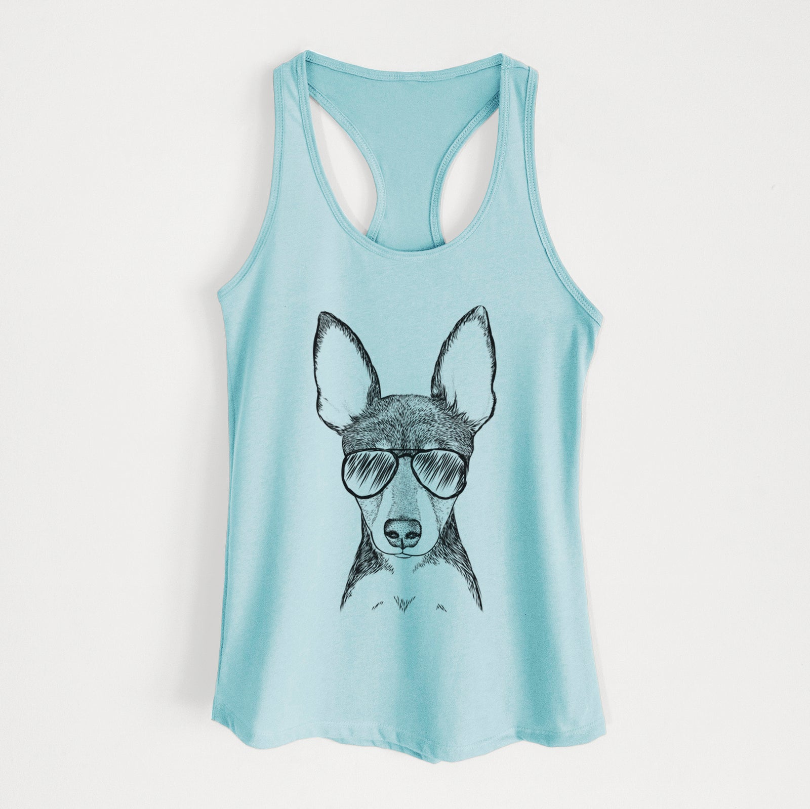 Tiny the Toy Fox Terrier - Women's Racerback Tanktop