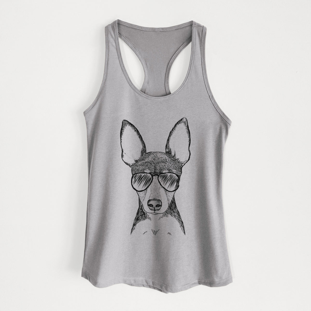 Tiny the Toy Fox Terrier - Women's Racerback Tanktop