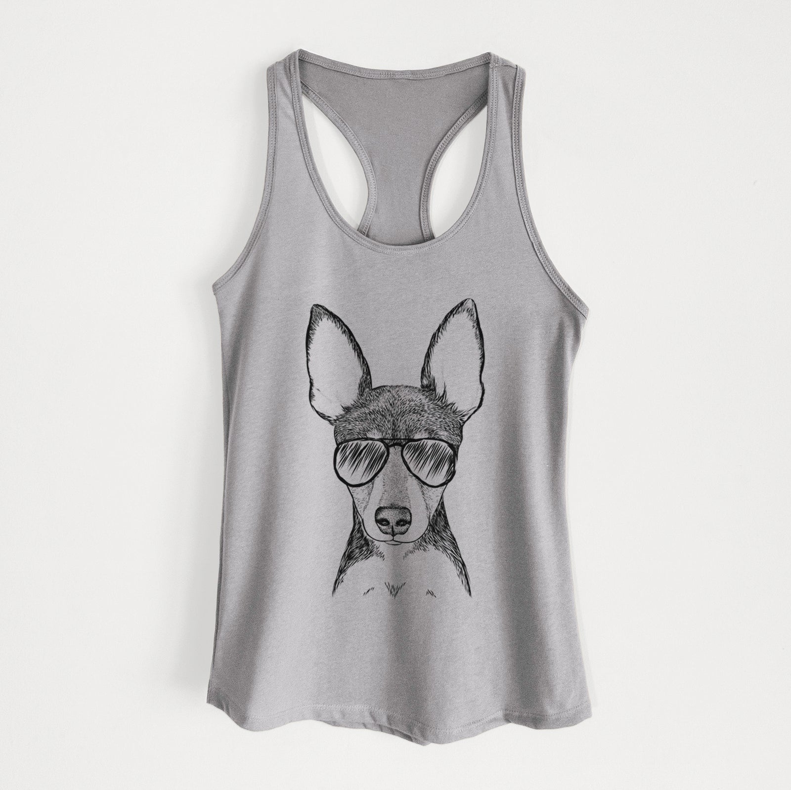 Tiny the Toy Fox Terrier - Women's Racerback Tanktop