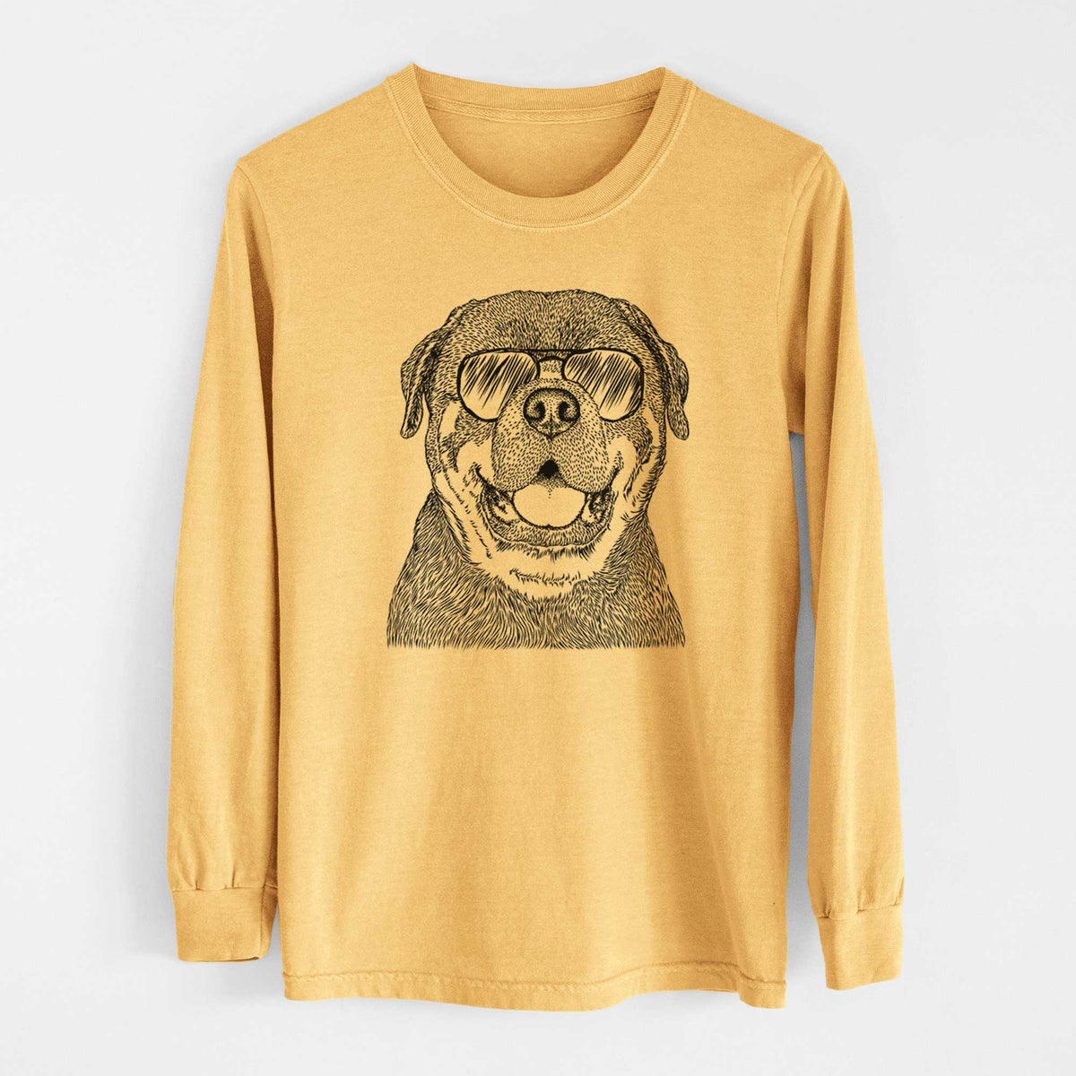 Aviators Titan the Rottweiler - Heavyweight 100% Cotton Long Sleeve