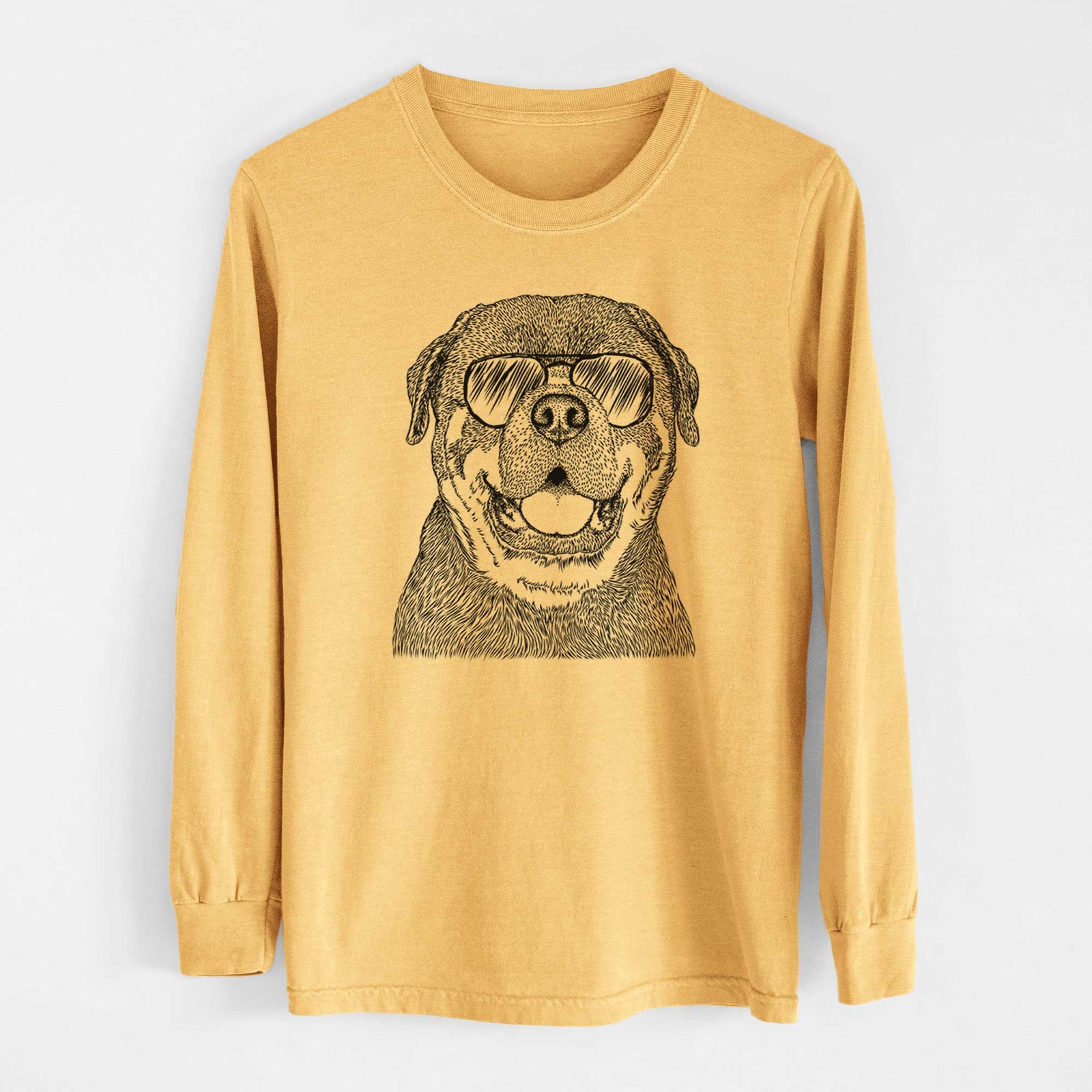 Aviators Titan the Rottweiler - Heavyweight 100% Cotton Long Sleeve