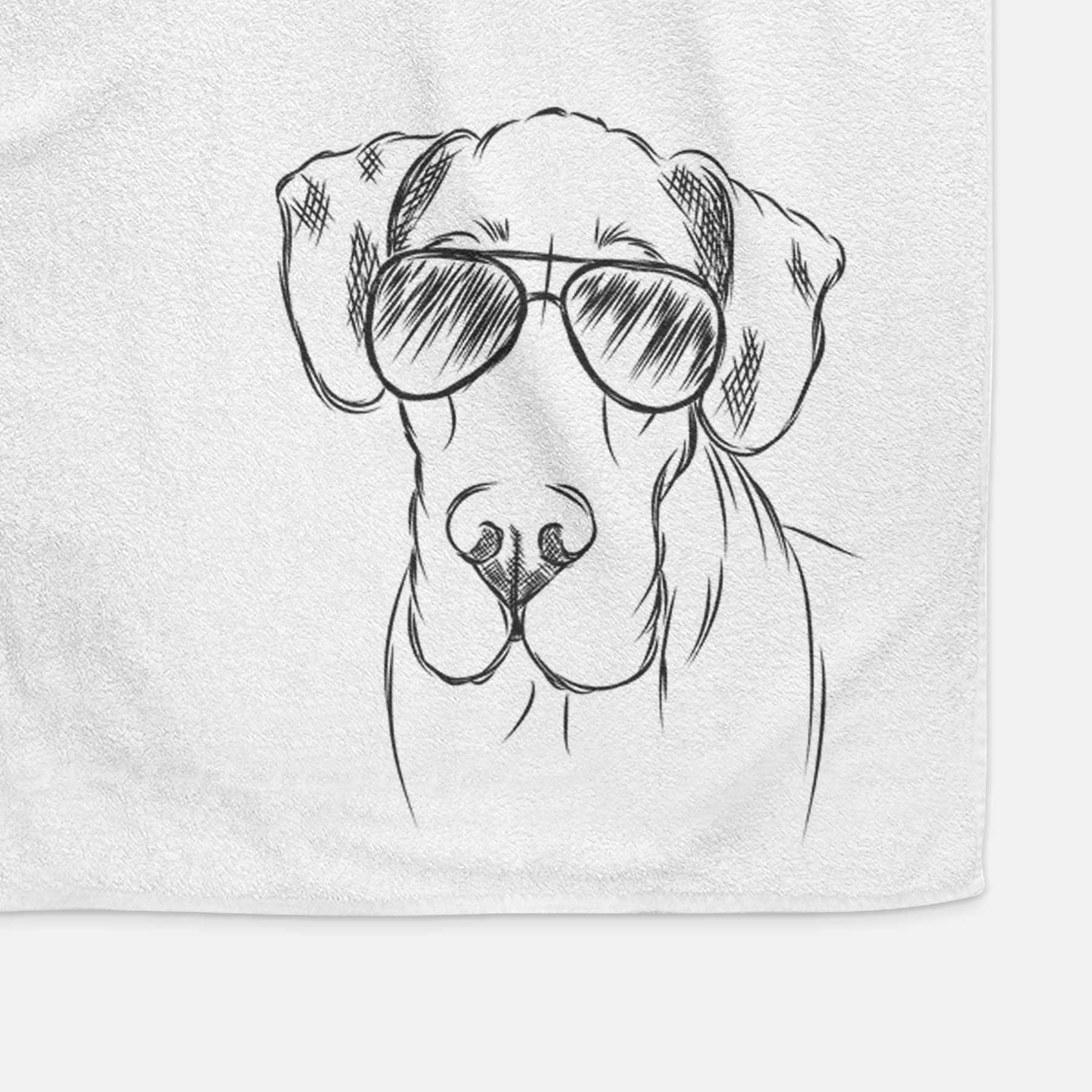 Titus the Great Dane Decorative Hand Towel