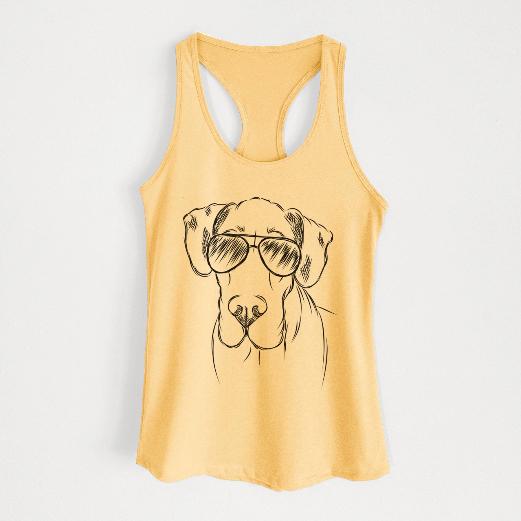 Titus the Great Dane - Women's Racerback Tanktop