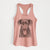 Tobes the Chocolate Lab - Women's Racerback Tanktop