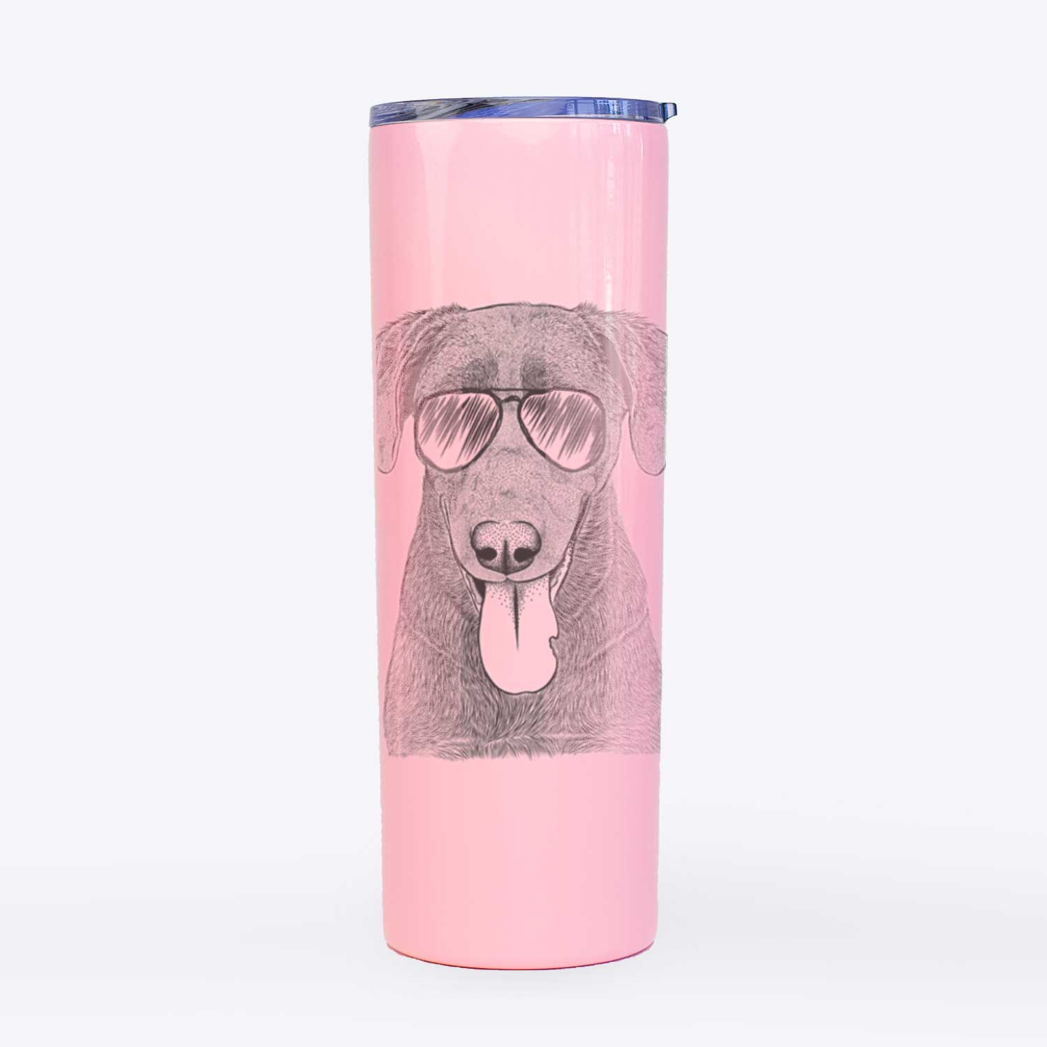 Tobes the Chocolate Lab - 20oz Skinny Tumbler