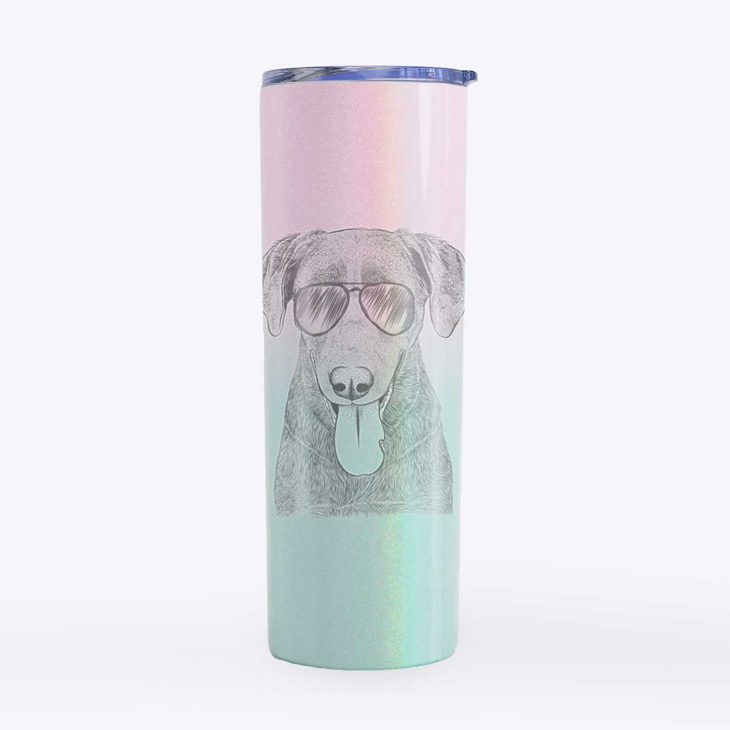 Tobes the Chocolate Lab - 20oz Skinny Tumbler