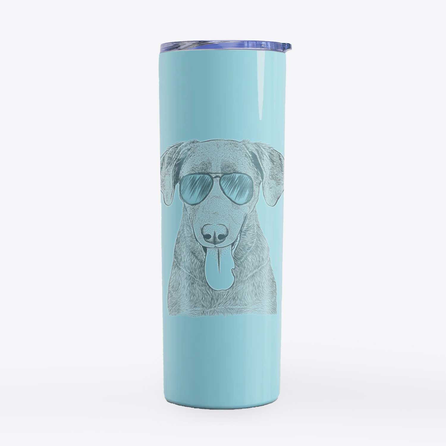 Tobes the Chocolate Lab - 20oz Skinny Tumbler