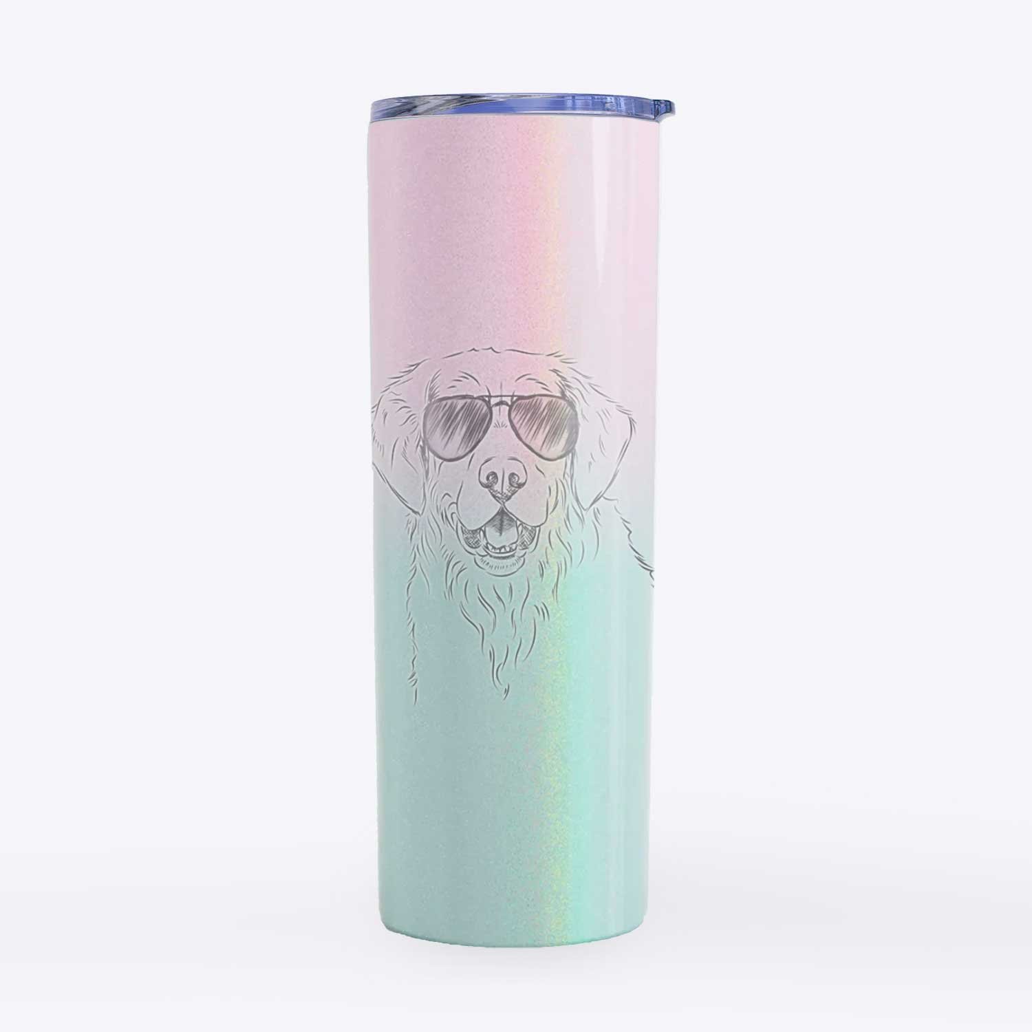 Toby the Golden Retriever - 20oz Skinny Tumbler