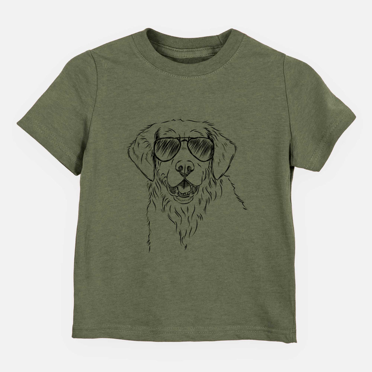 Aviator Toby the Golden Retriever - Kids/Youth/Toddler Shirt