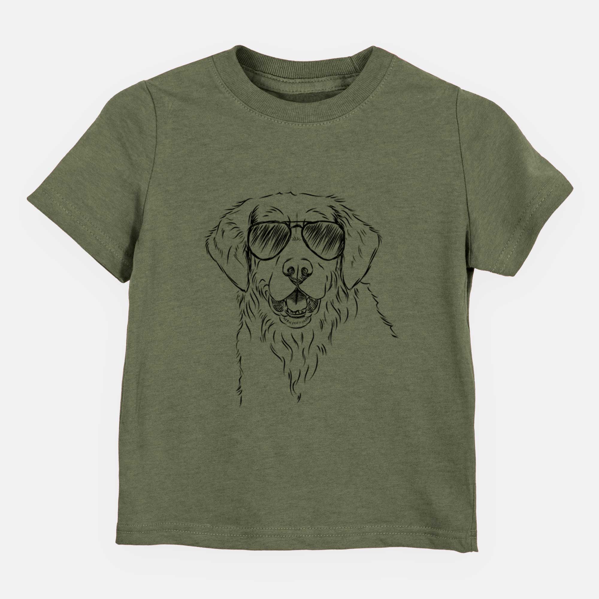 Aviator Toby the Golden Retriever - Kids/Youth/Toddler Shirt
