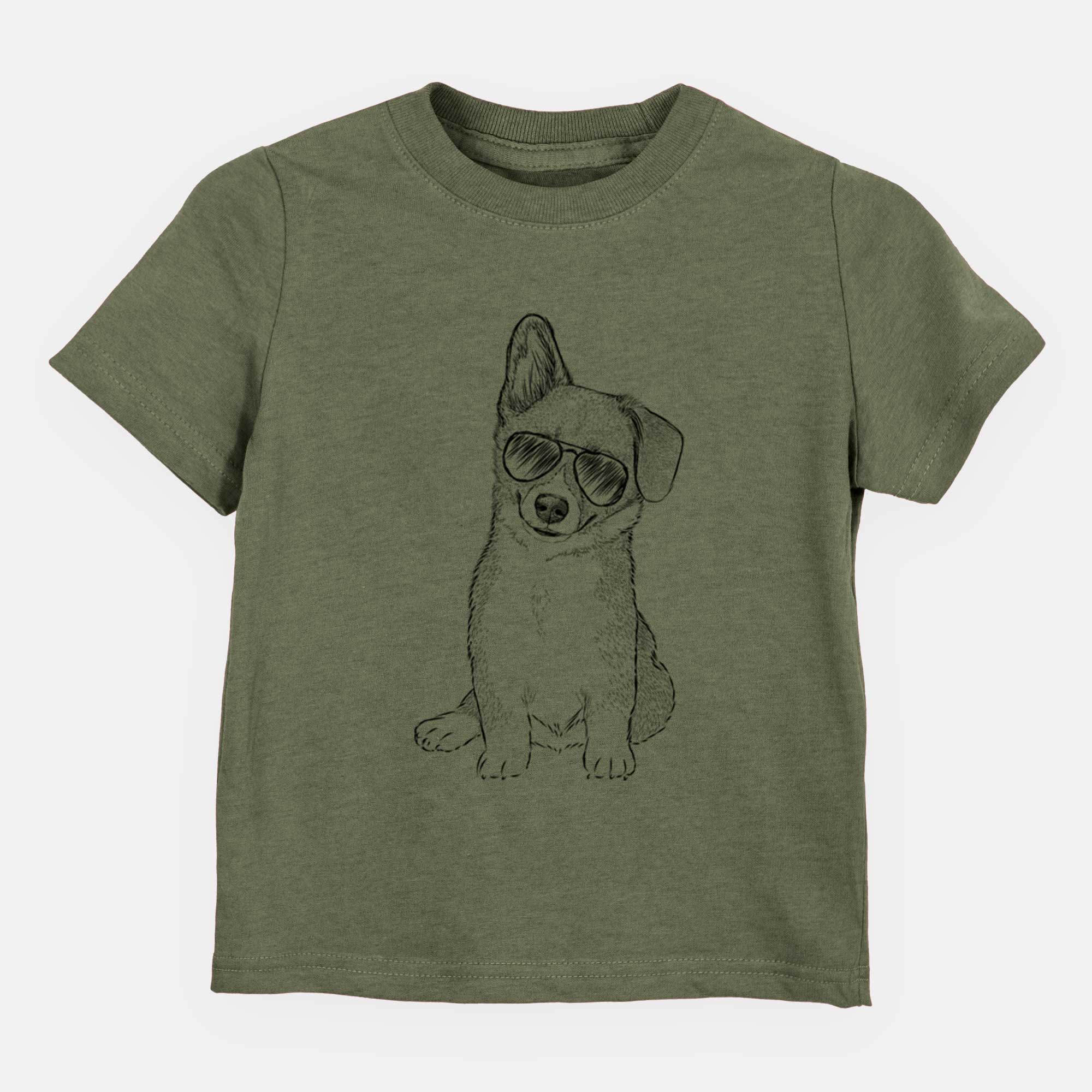 Aviator Toby the Corgi Puppy - Kids/Youth/Toddler Shirt