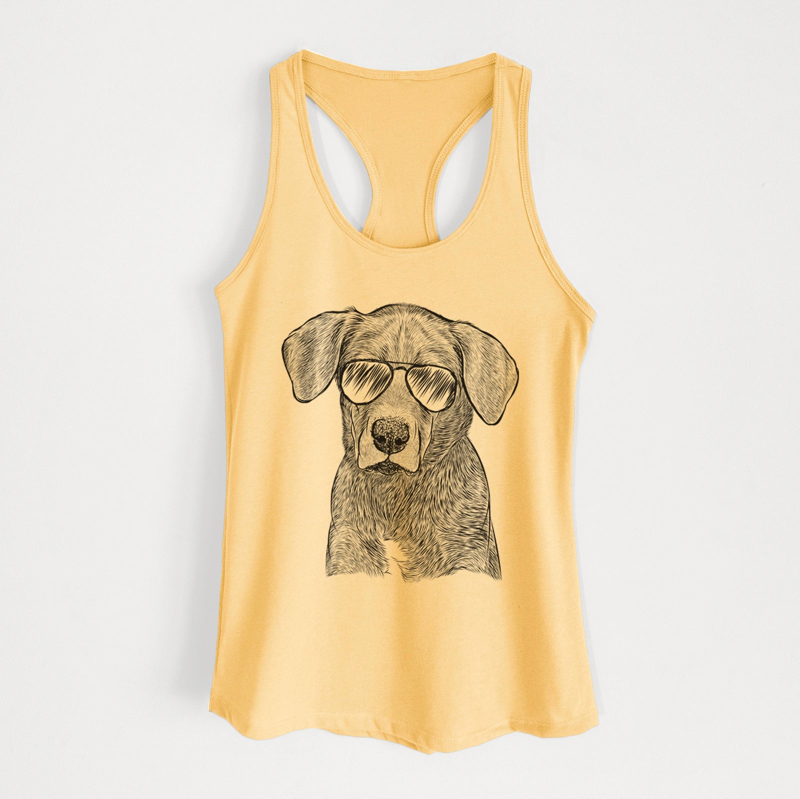 Tom the Lab Dane Mix - Women's Racerback Tanktop