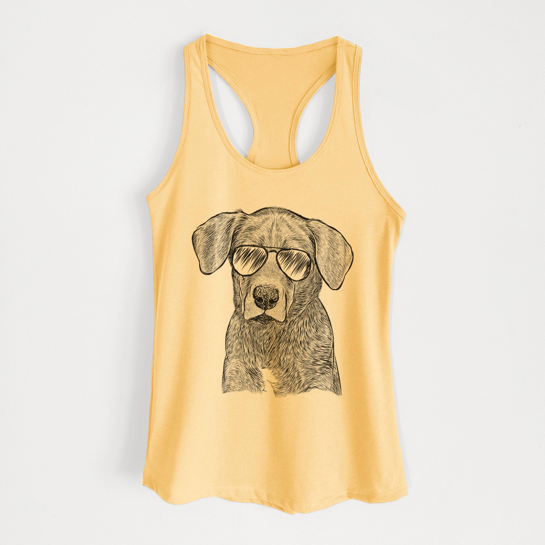 Tom the Lab Dane Mix - Women's Racerback Tanktop