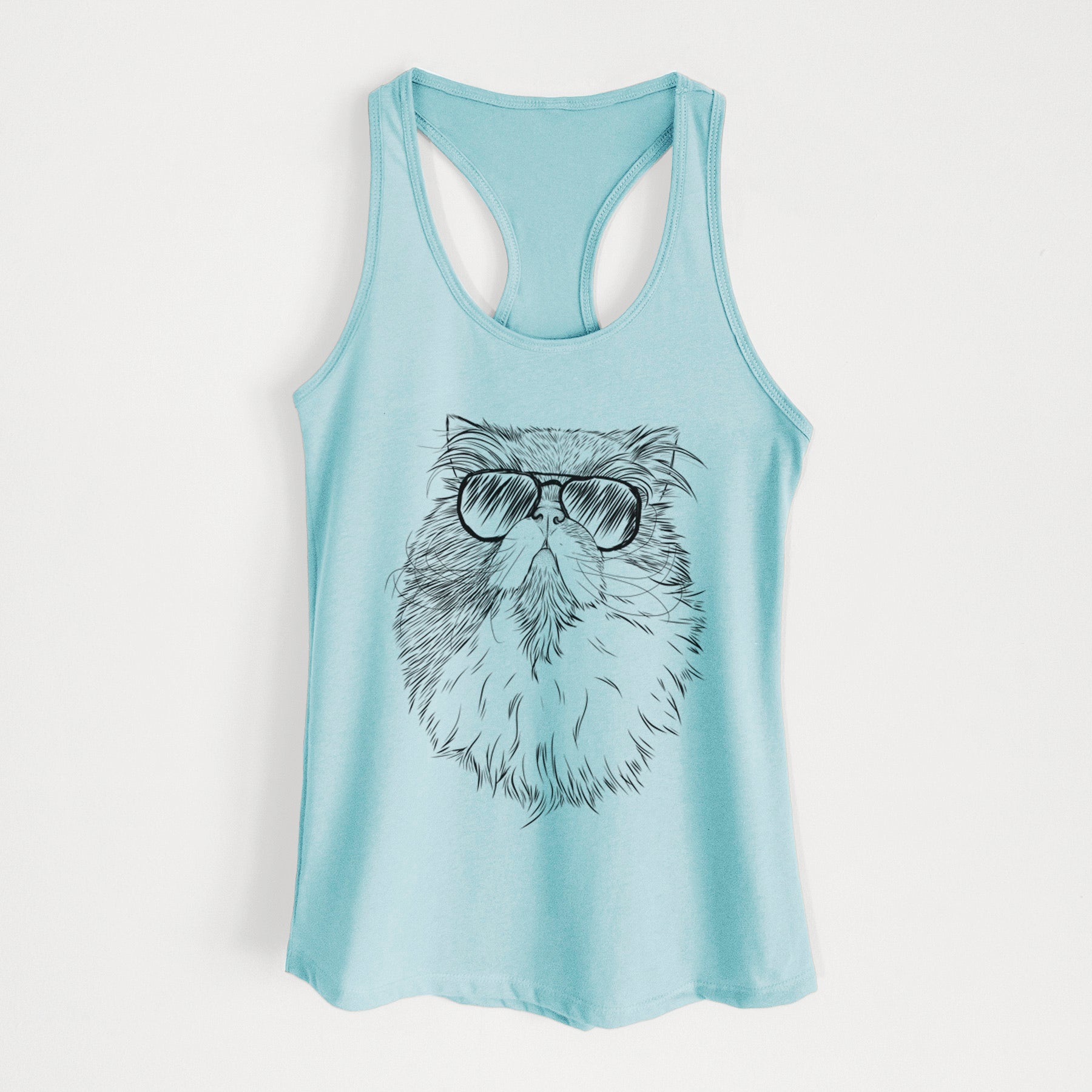 Tookie the Perisan Cat - Women's Racerback Tanktop