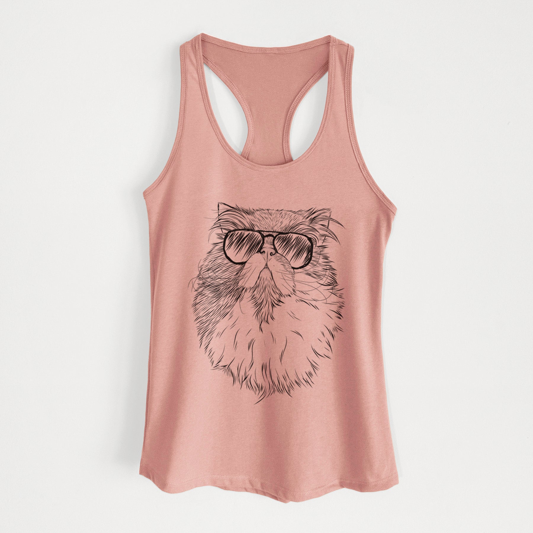 Tookie the Perisan Cat - Women's Racerback Tanktop