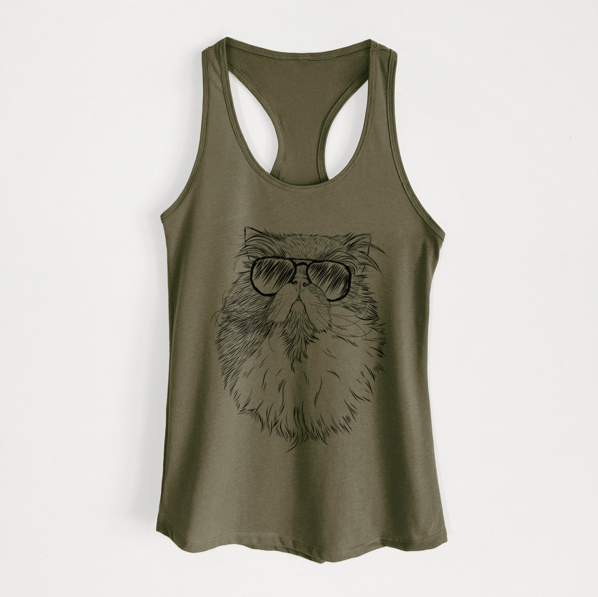 Tookie the Perisan Cat - Women's Racerback Tanktop