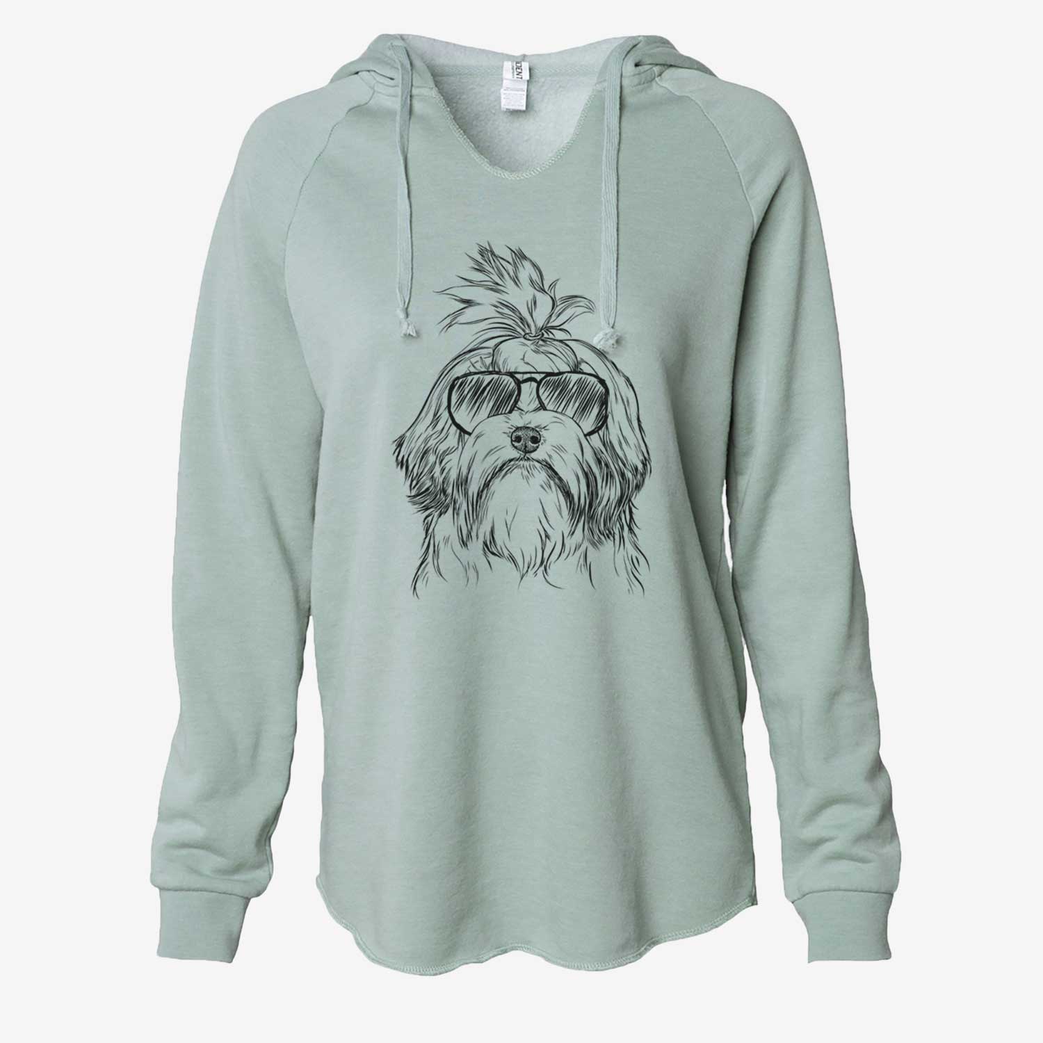 Tootsie the Lowchen - Cali Wave Hooded Sweatshirt