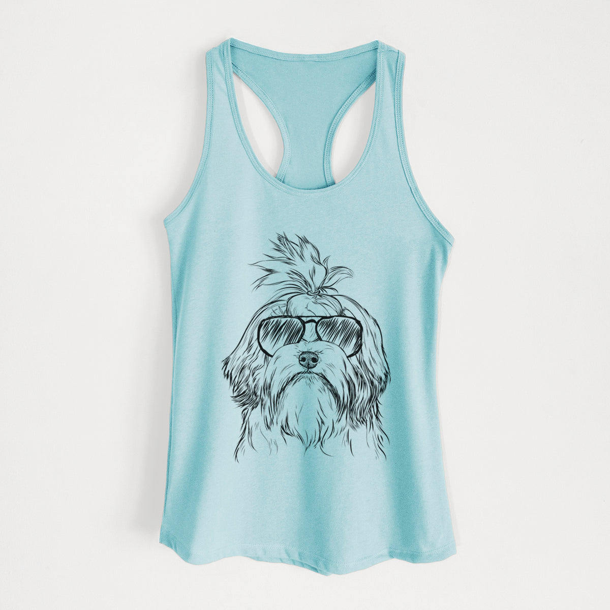 Tootsie the Lowchen - Women's Racerback Tanktop