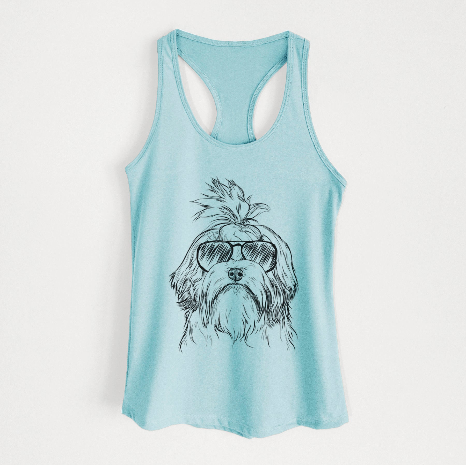 Tootsie the Lowchen - Women's Racerback Tanktop