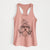 Tootsie the Lowchen - Women's Racerback Tanktop