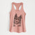 Tosca the Karelian Bear Dog - Women's Racerback Tanktop