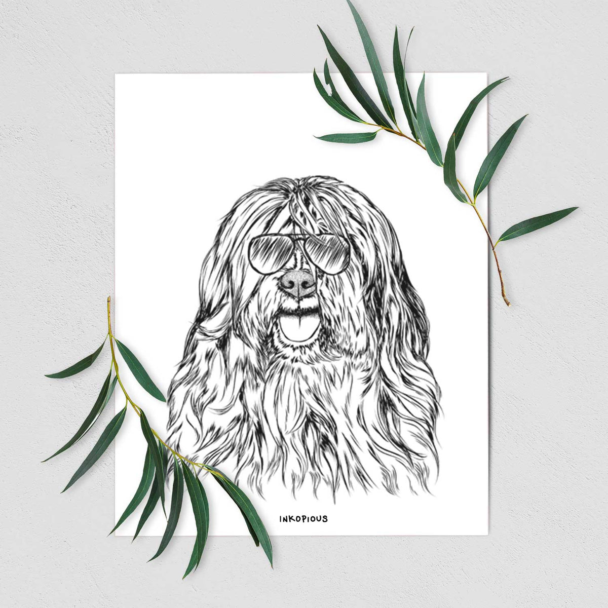 Trinket the Tibetan Terrier Art Print