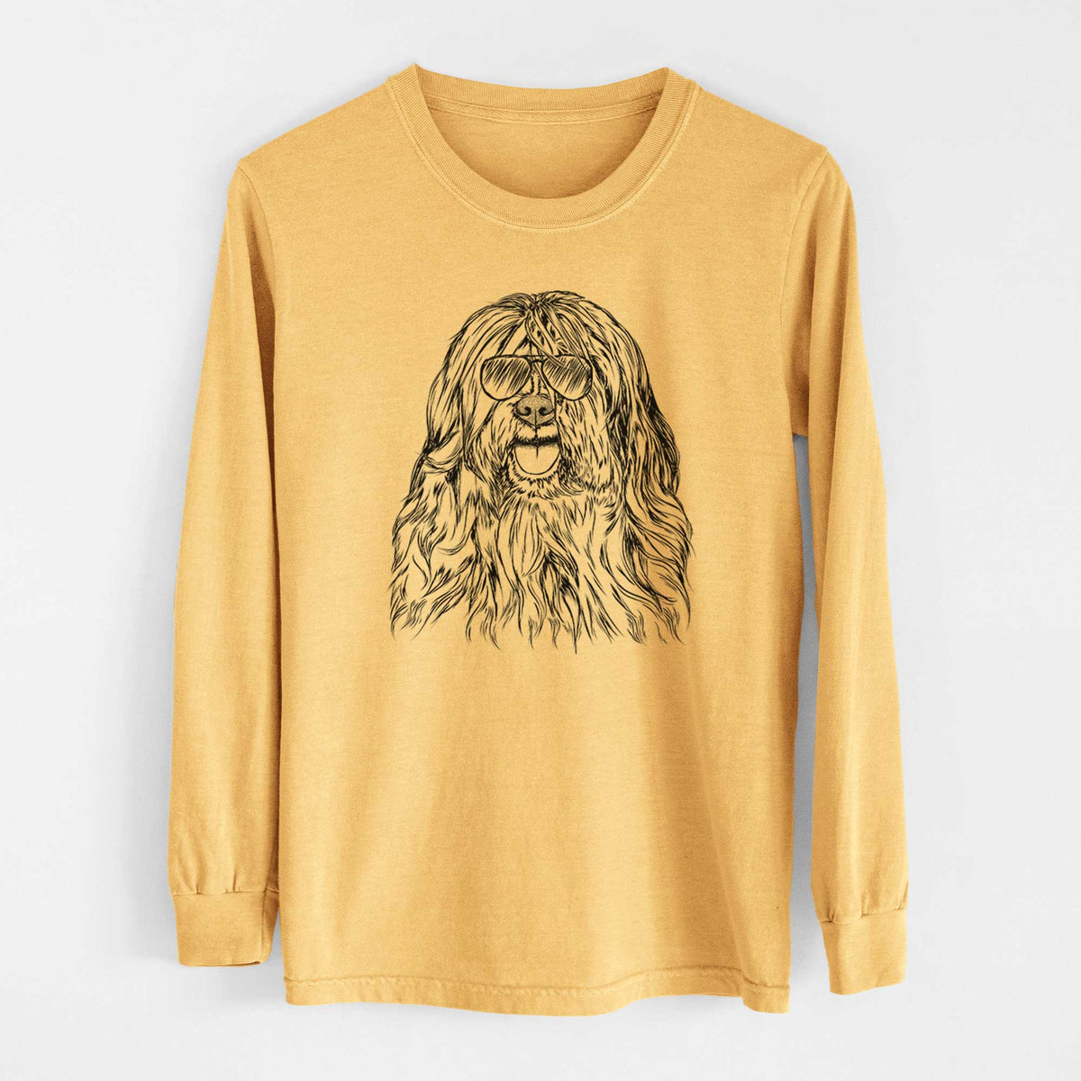 Aviators Trinket the Tibetan Terrier - Heavyweight 100% Cotton Long Sleeve