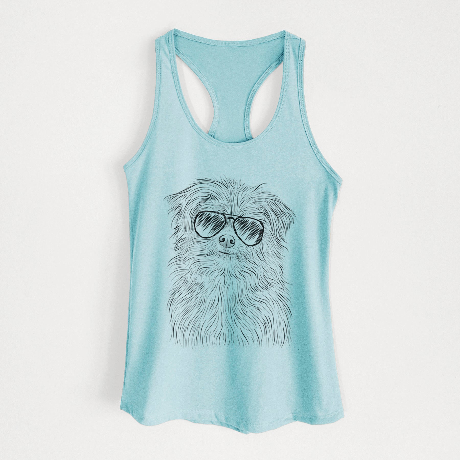 Trixie the Terrier Mix - Women's Racerback Tanktop