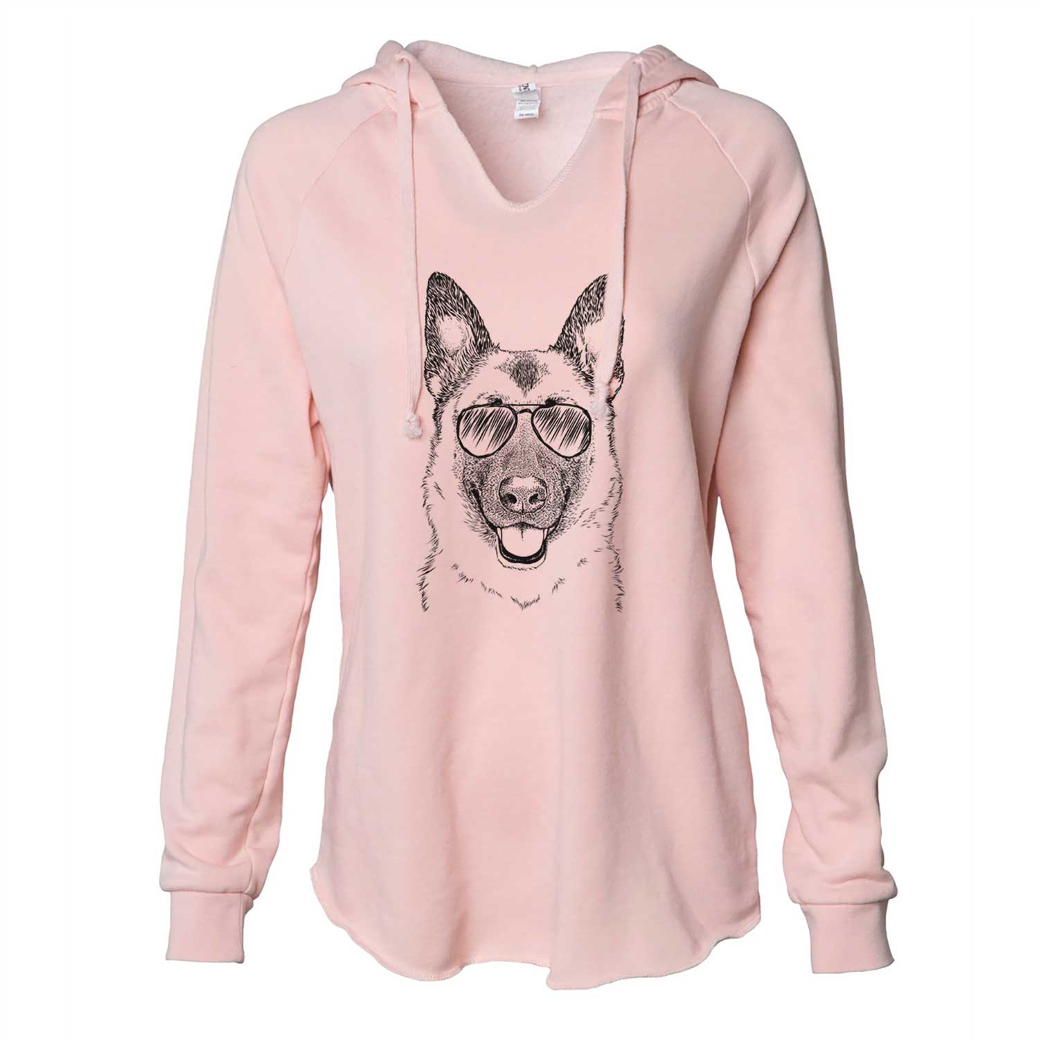 Trooper the German Shepherd - Cali Wave Hooded Sweatshirt