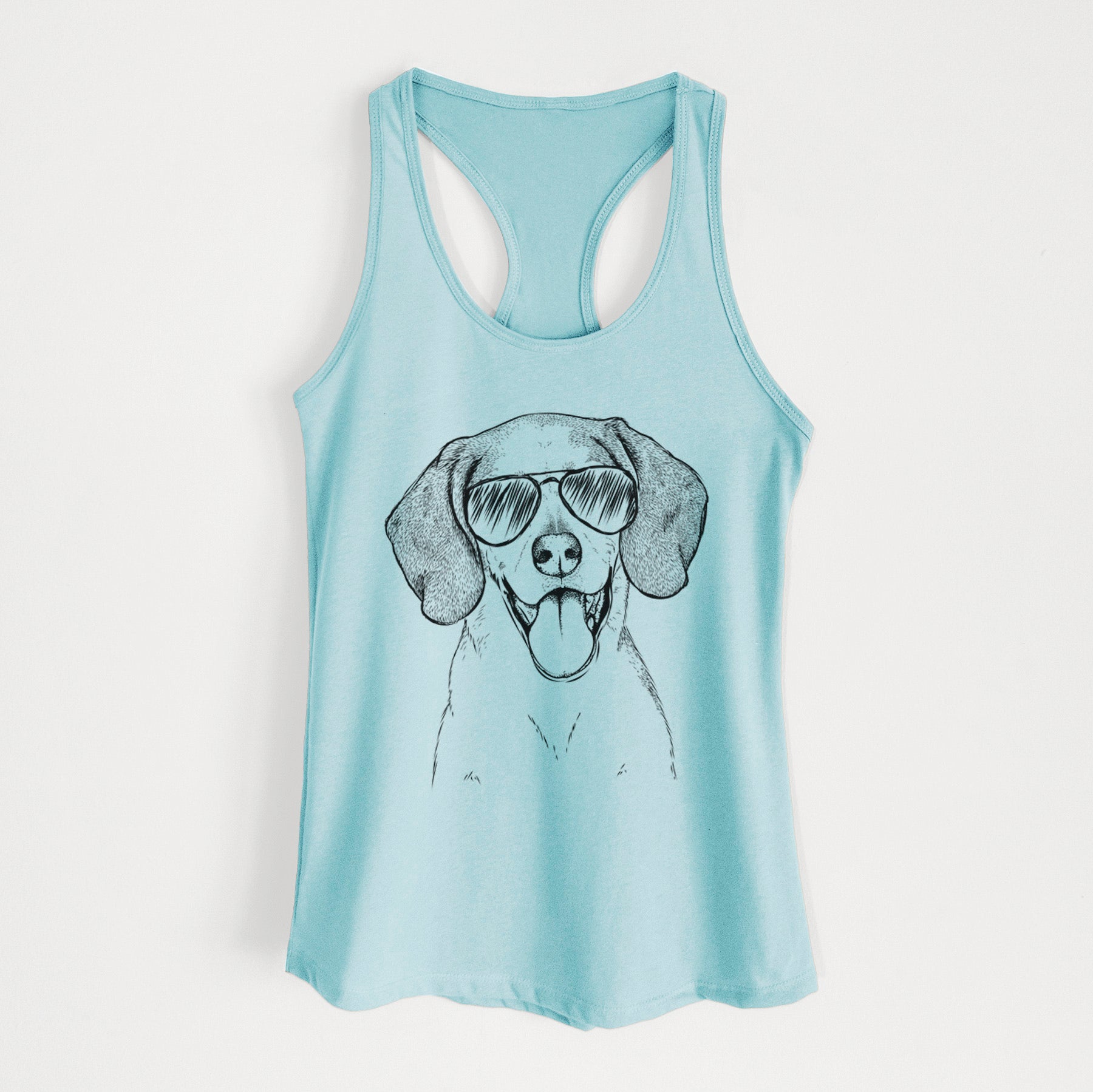 Trooper the Hound Mix - Women's Racerback Tanktop