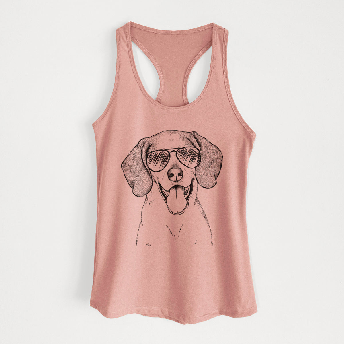 Trooper the Hound Mix - Women's Racerback Tanktop