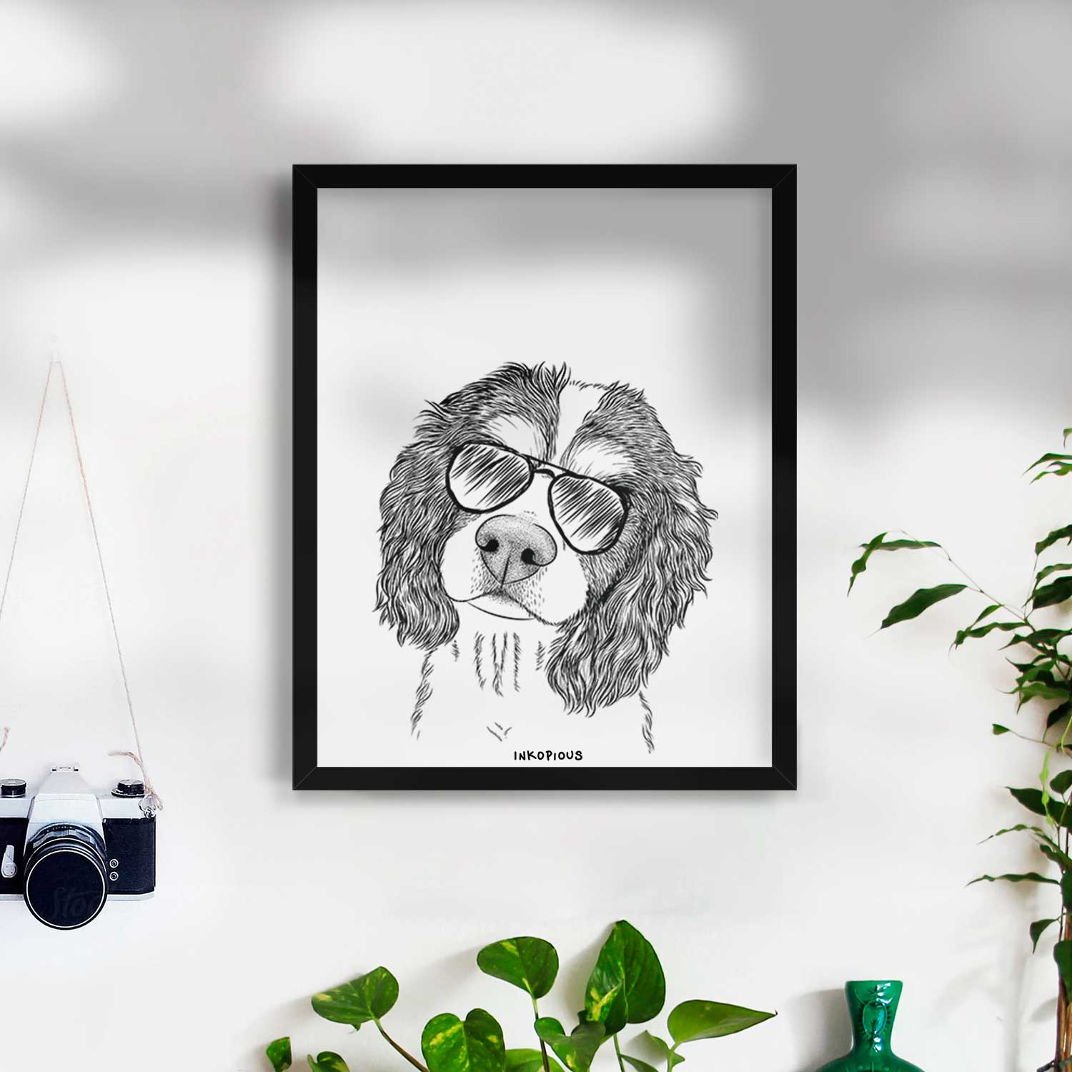 Truman the Cavalier King Charles Spaniel Art Print