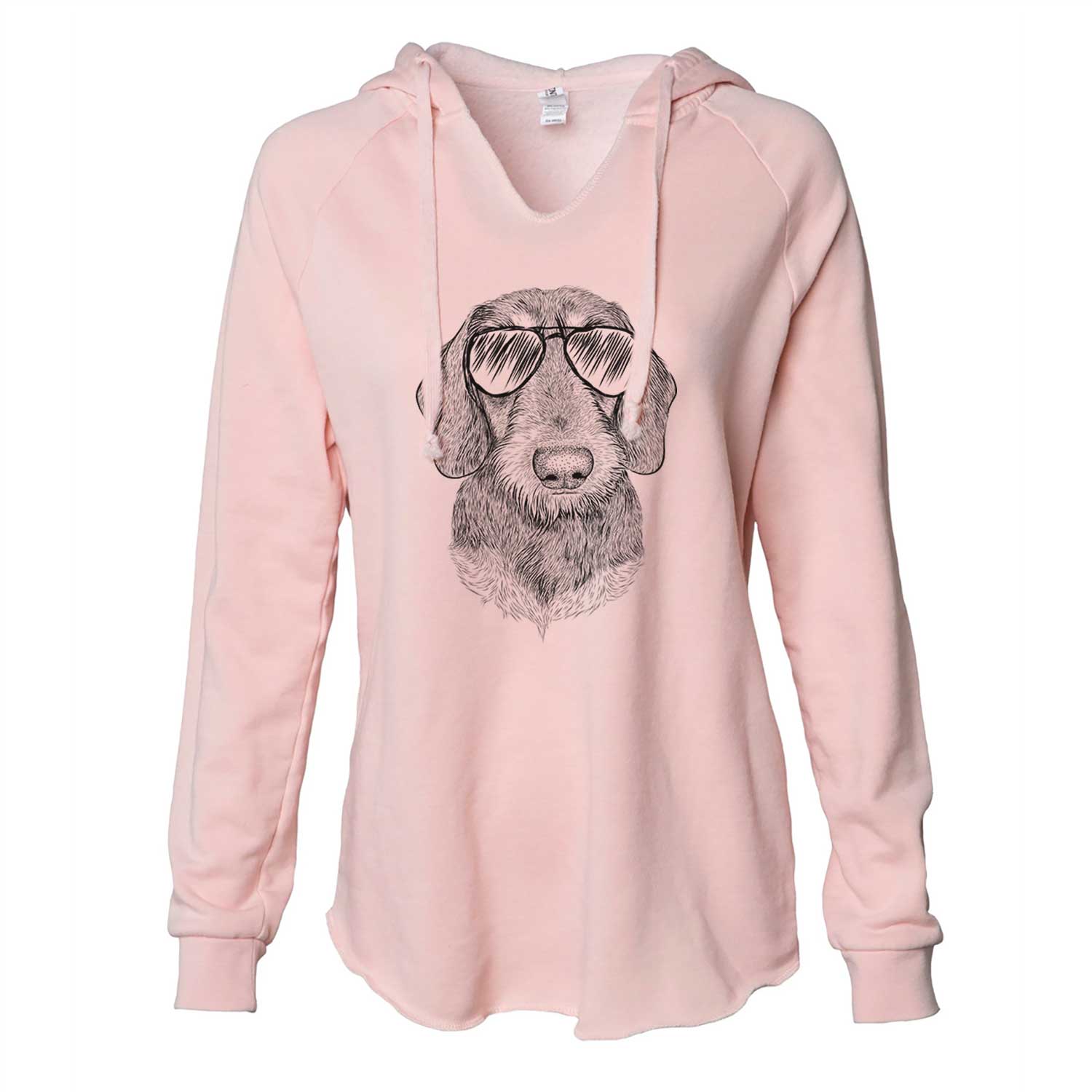 Truman the Wirehaired Dachshund - Cali Wave Hooded Sweatshirt