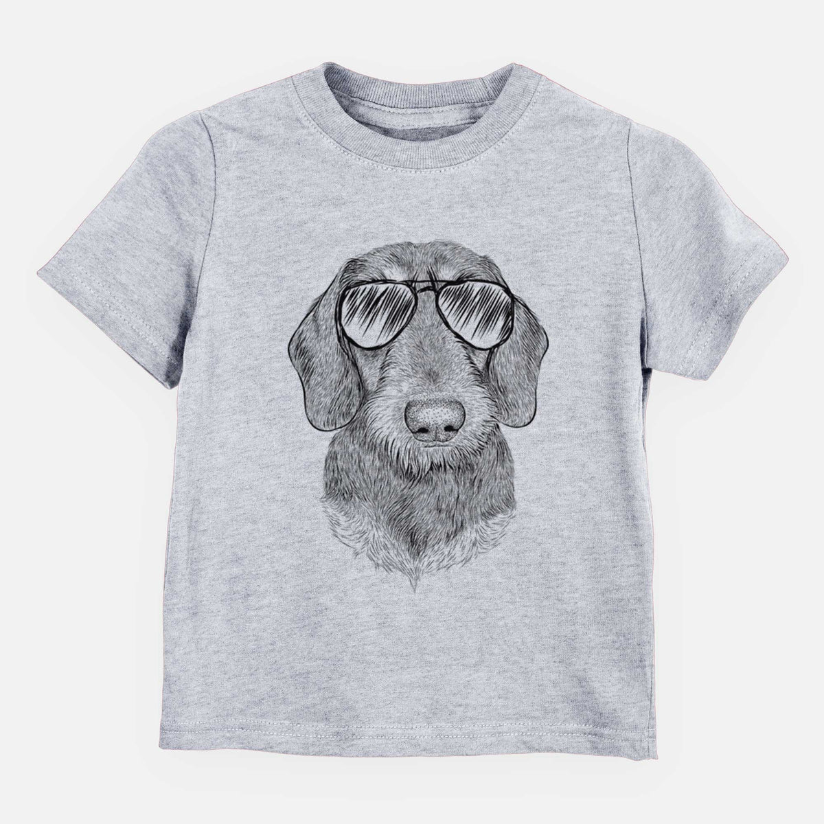 Aviator Truman the Wirehaired Dachshund - Kids/Youth/Toddler Shirt