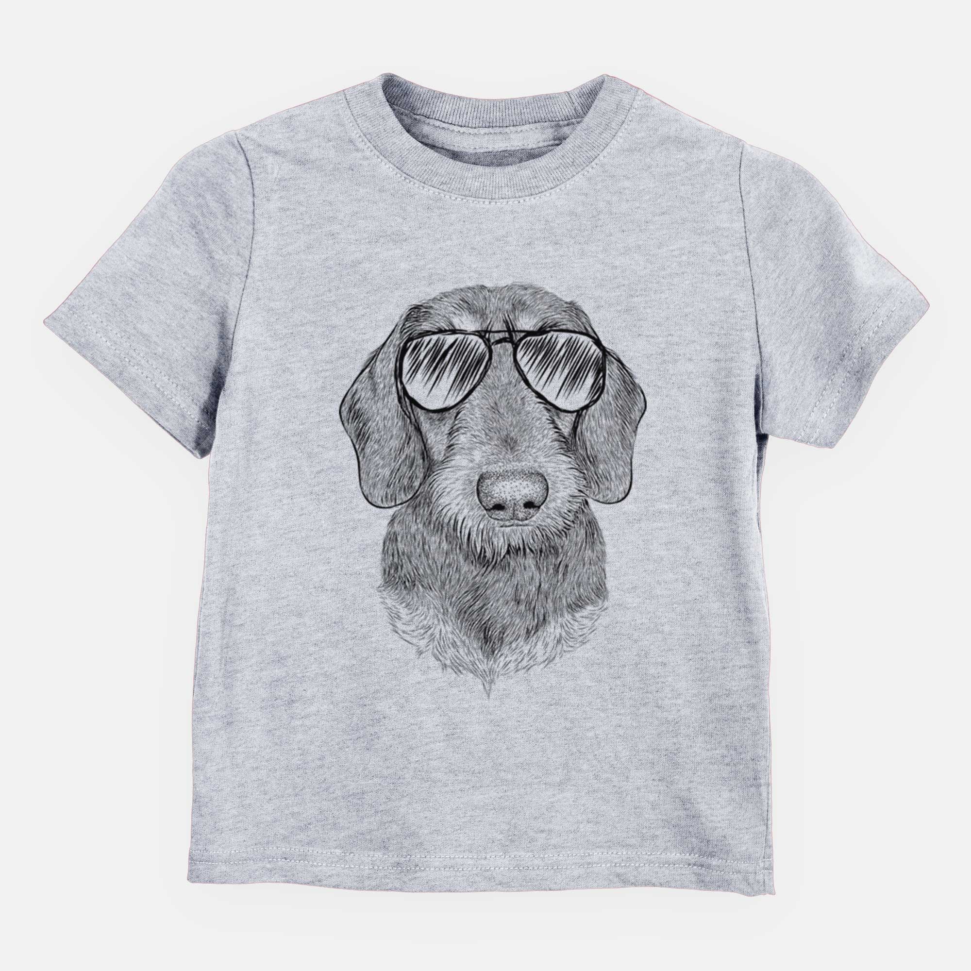 Aviator Truman the Wirehaired Dachshund - Kids/Youth/Toddler Shirt