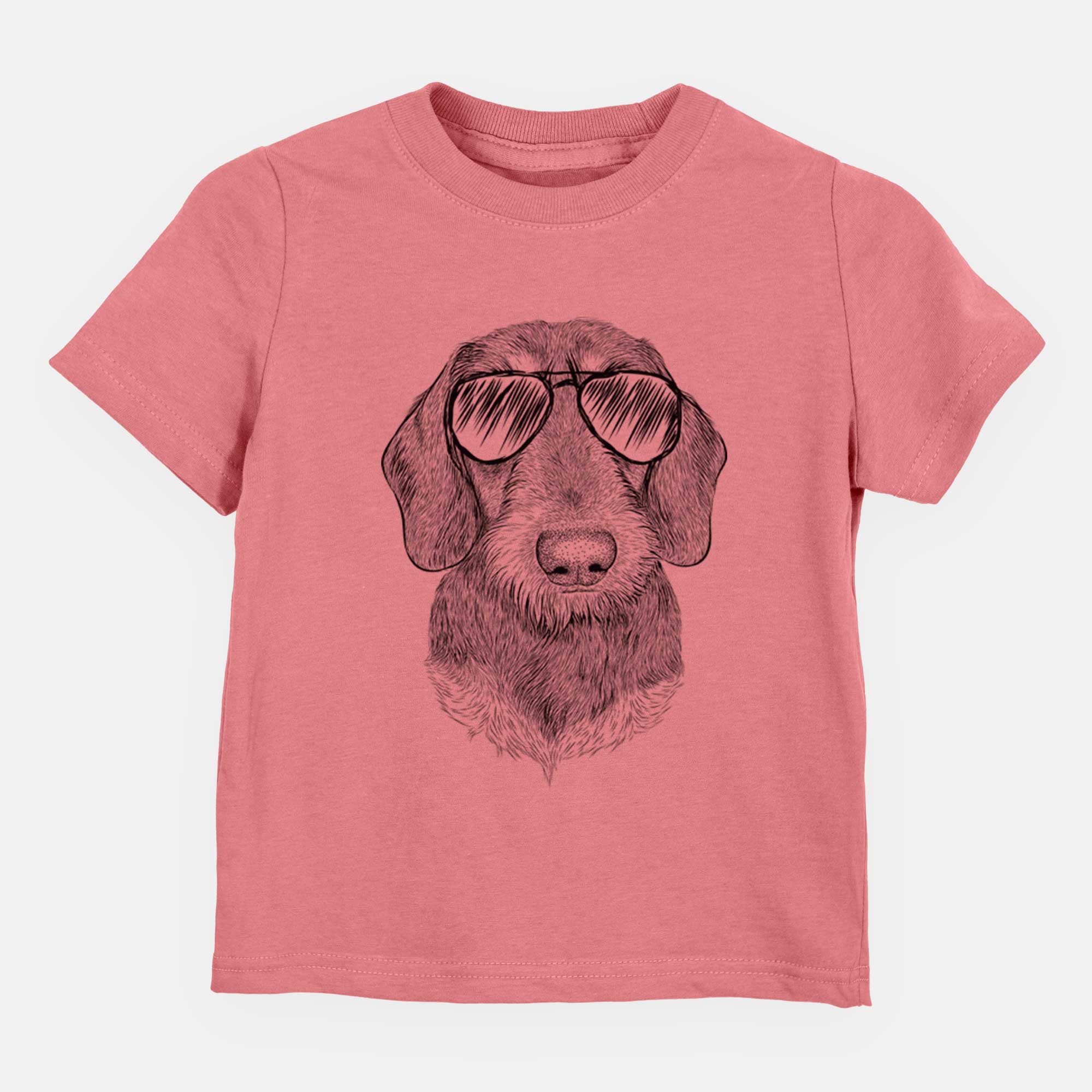 Aviator Truman the Wirehaired Dachshund - Kids/Youth/Toddler Shirt