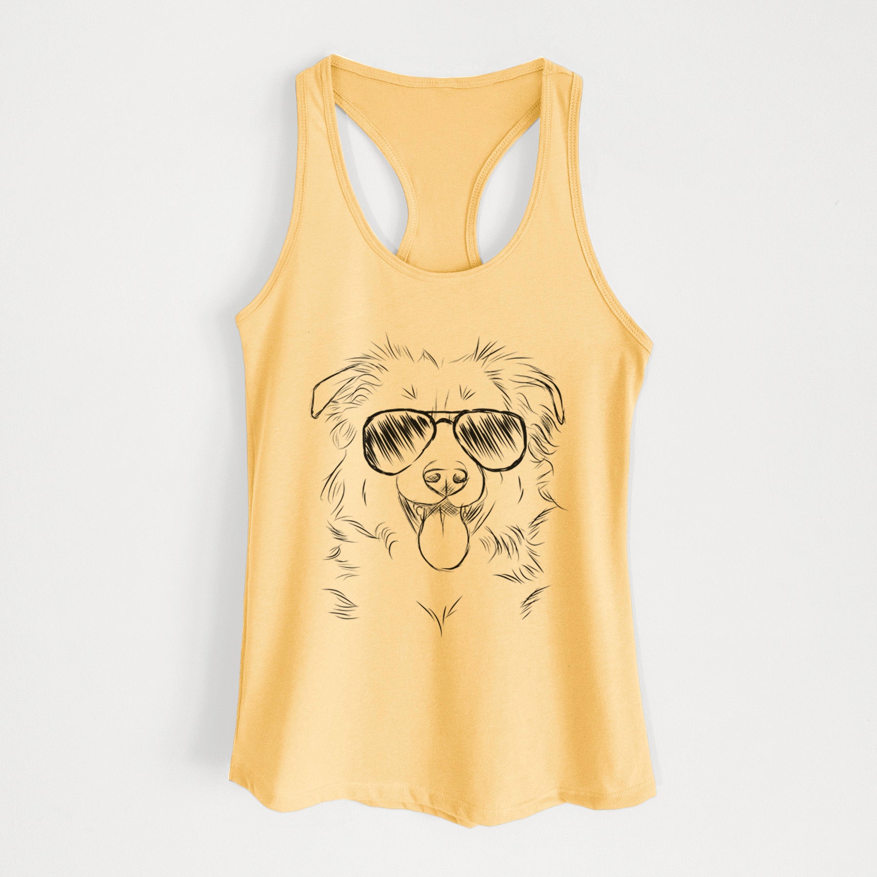 Tucker the Collie Shepherd - Women's Racerback Tanktop