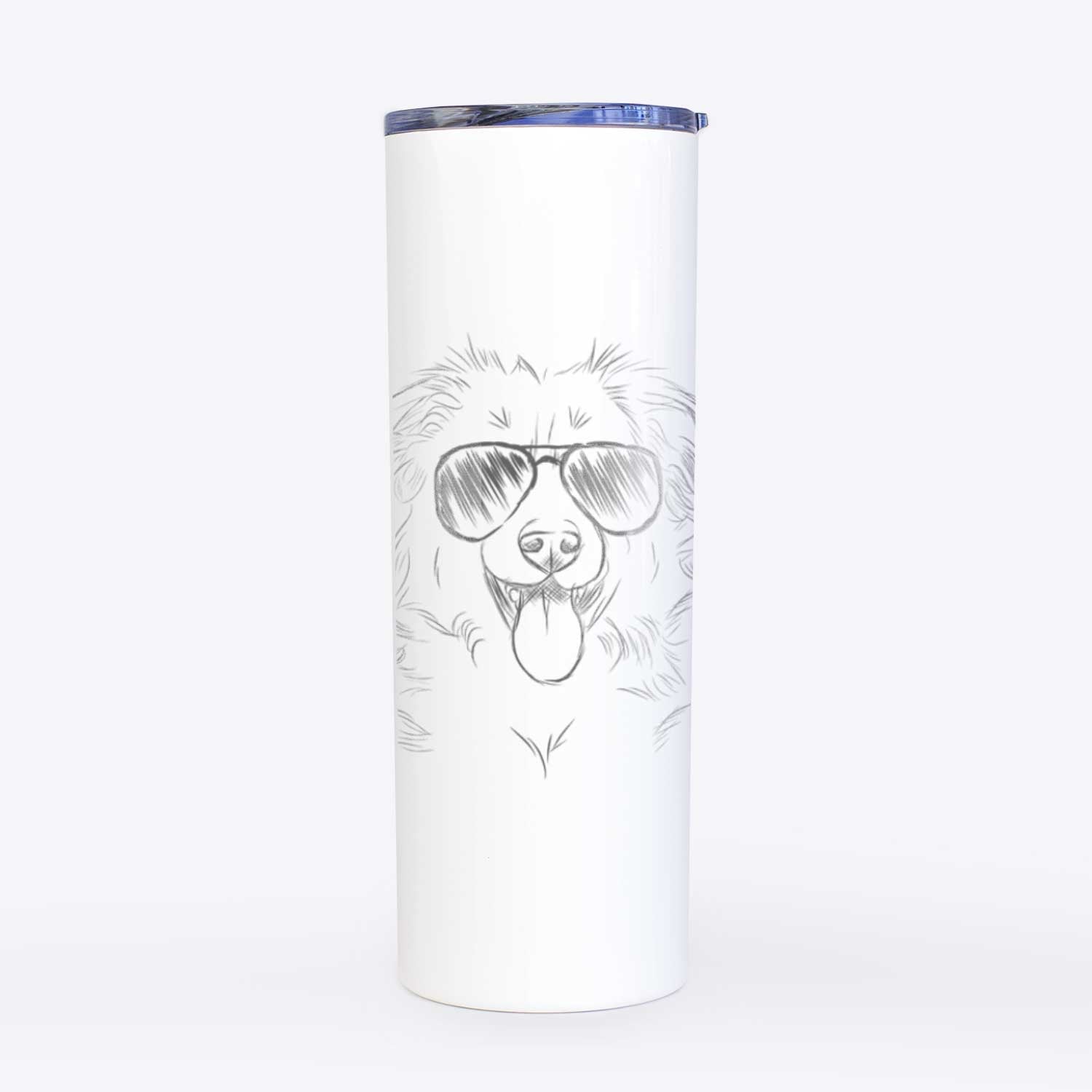 Tucker the Collie Shepherd - 20oz Skinny Tumbler