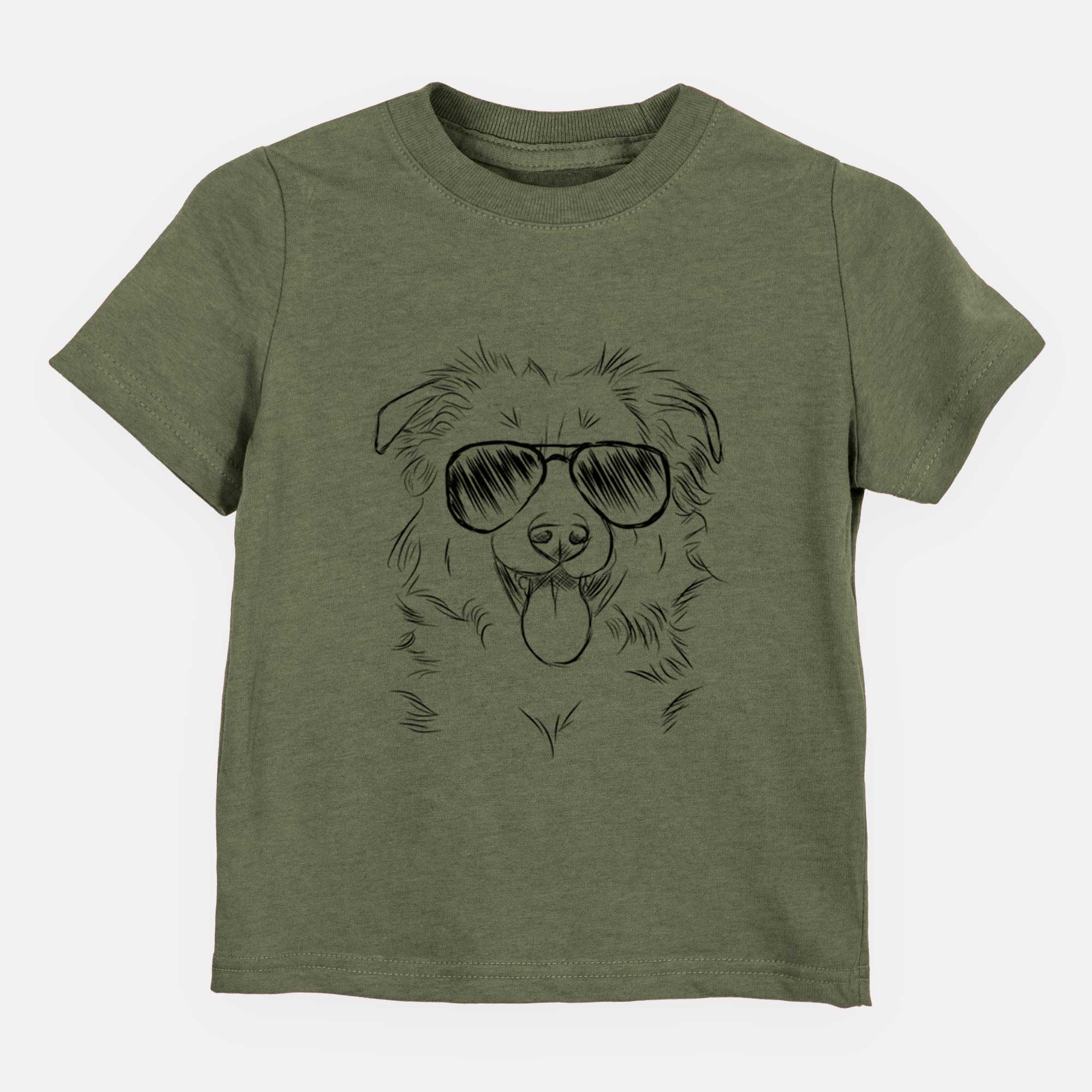 Aviator Tucker the Collie Shepherd - Kids/Youth/Toddler Shirt