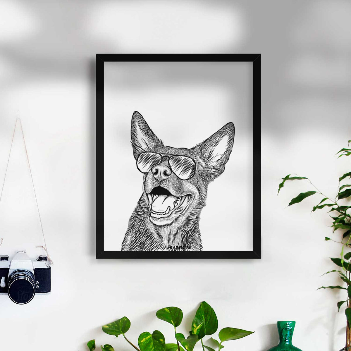 Tucker the Australian Kelpie Art Print