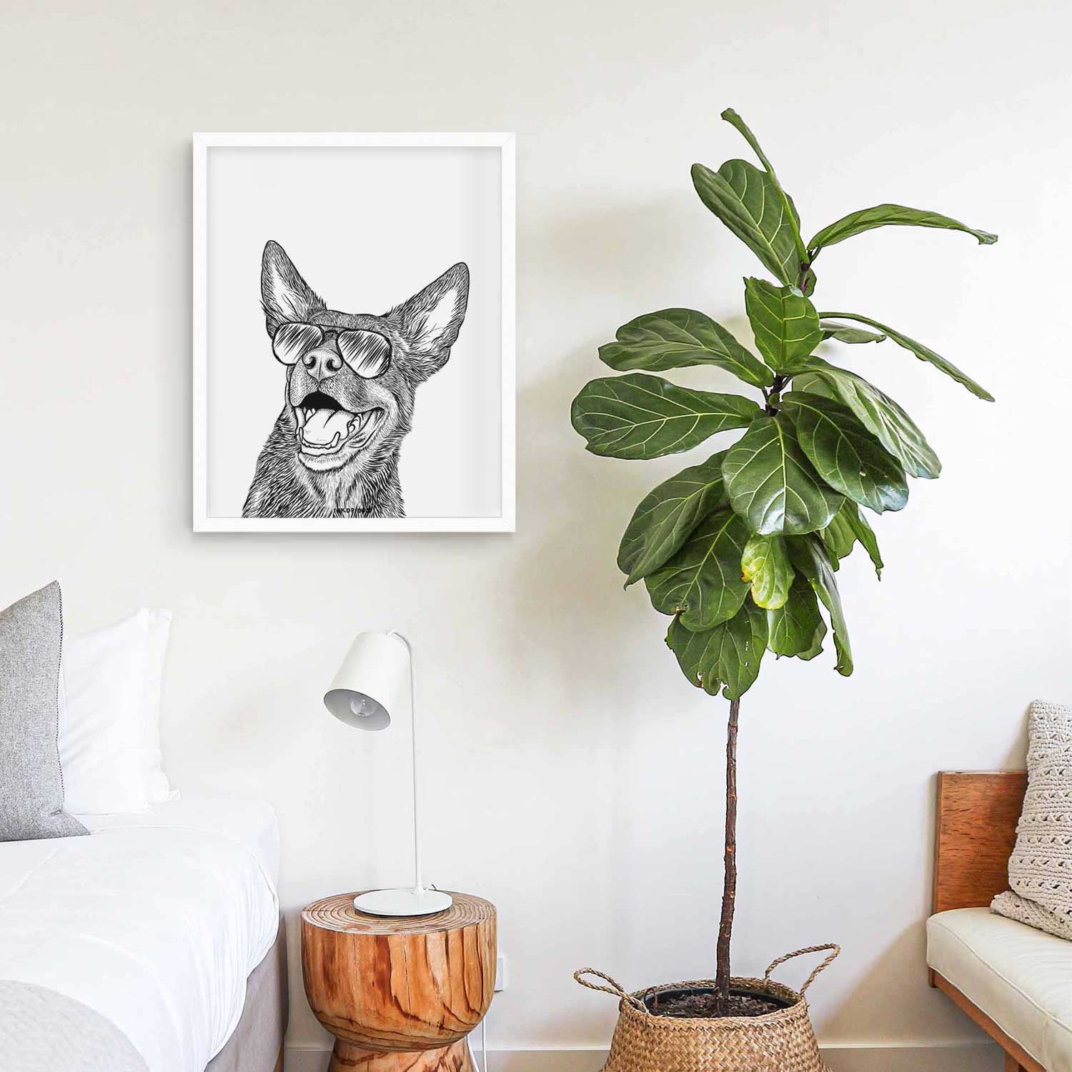 Tucker the Australian Kelpie Art Print