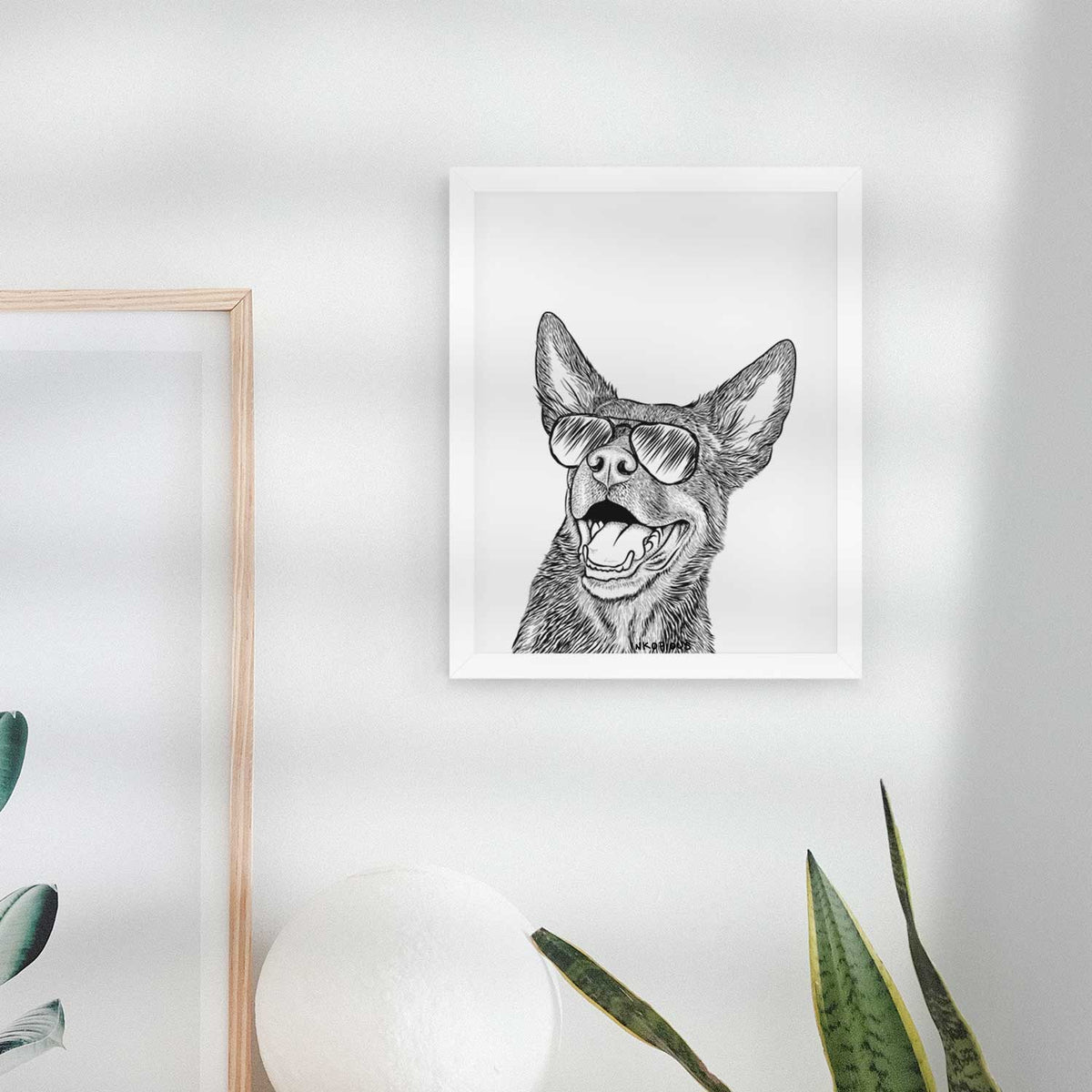 Tucker the Australian Kelpie Art Print