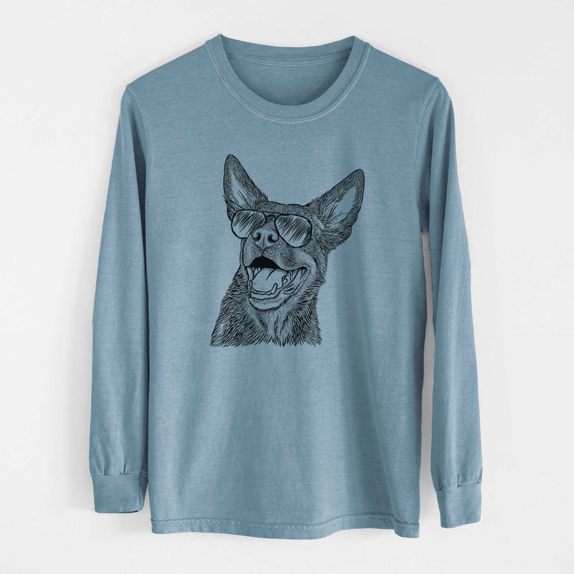 Aviators Tucker the Australian Kelpie - Heavyweight 100% Cotton Long Sleeve