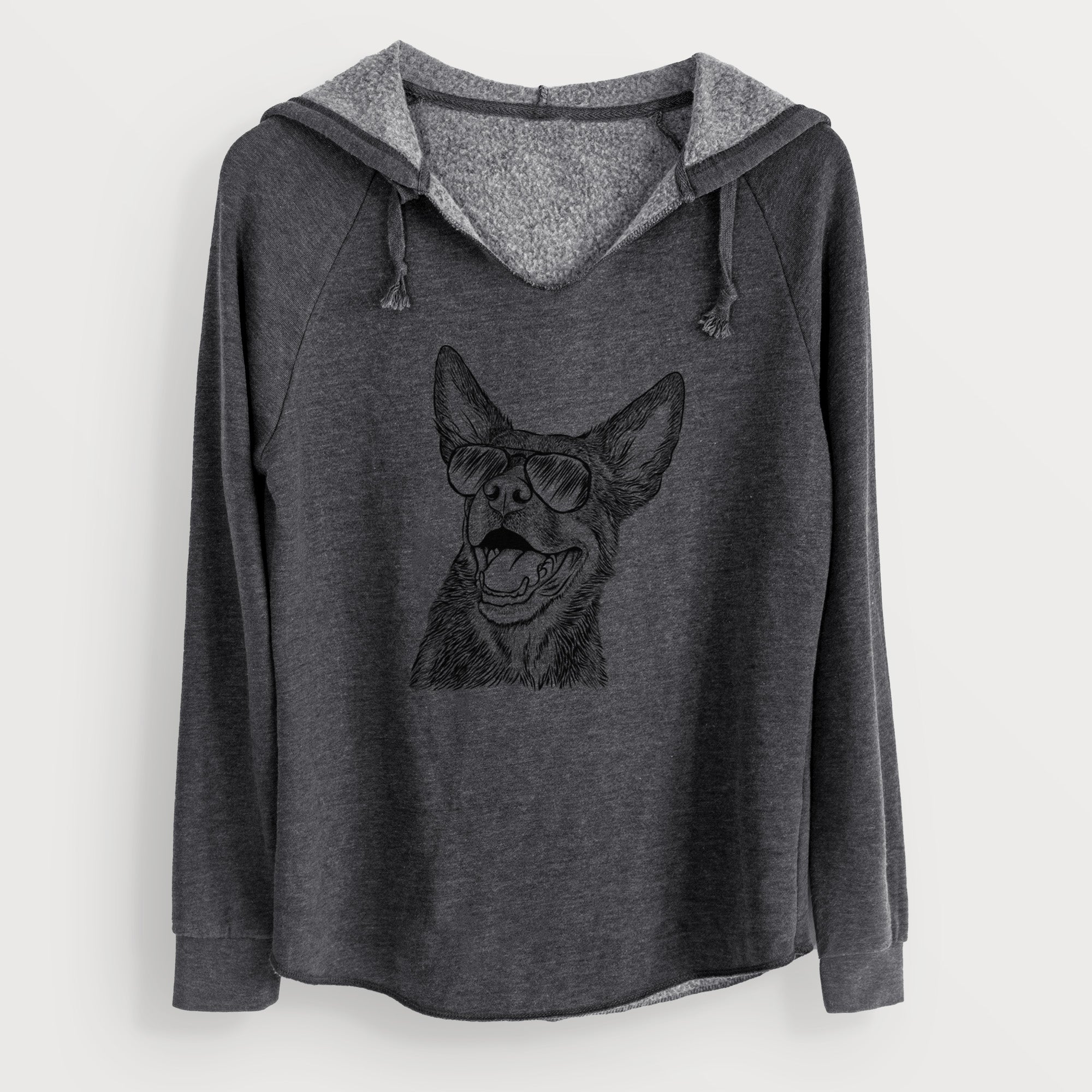 Aviator Tucker the Australian Kelpie - Cali Wave Hooded Sweatshirt