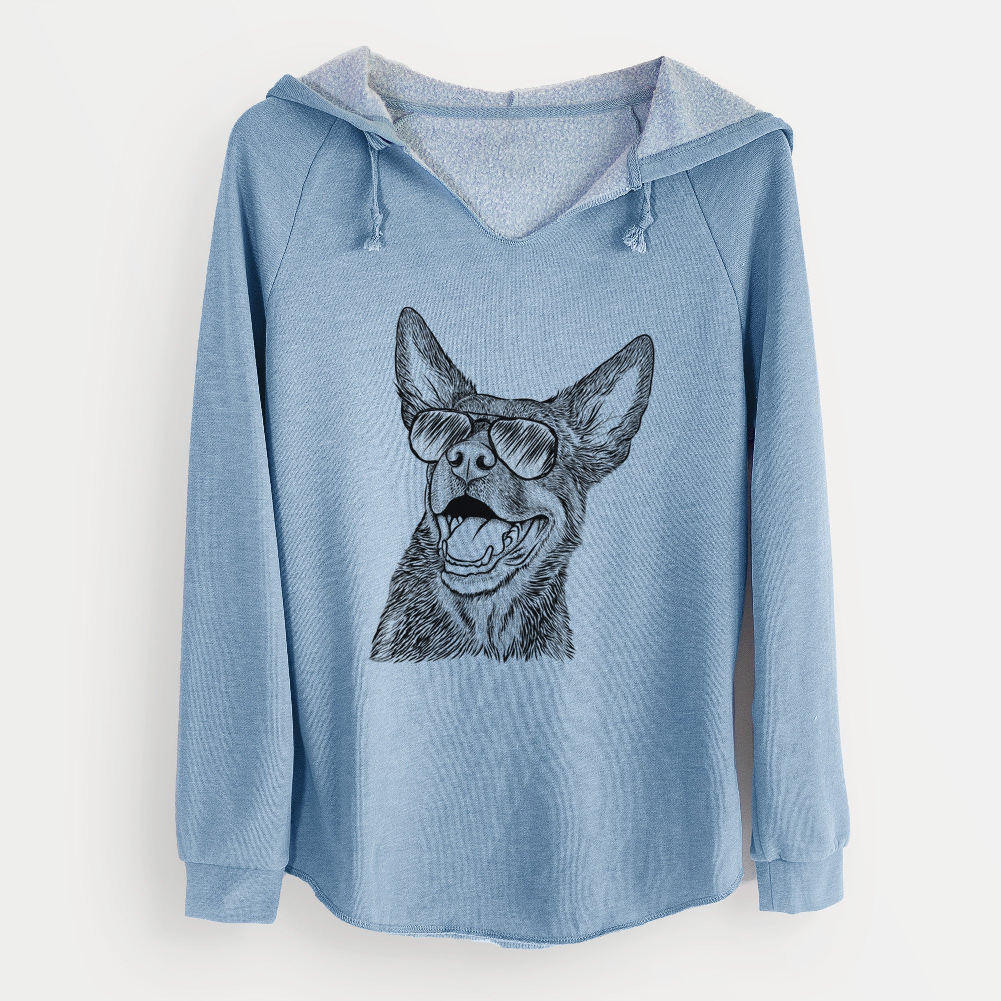 Aviator Tucker the Australian Kelpie - Cali Wave Hooded Sweatshirt