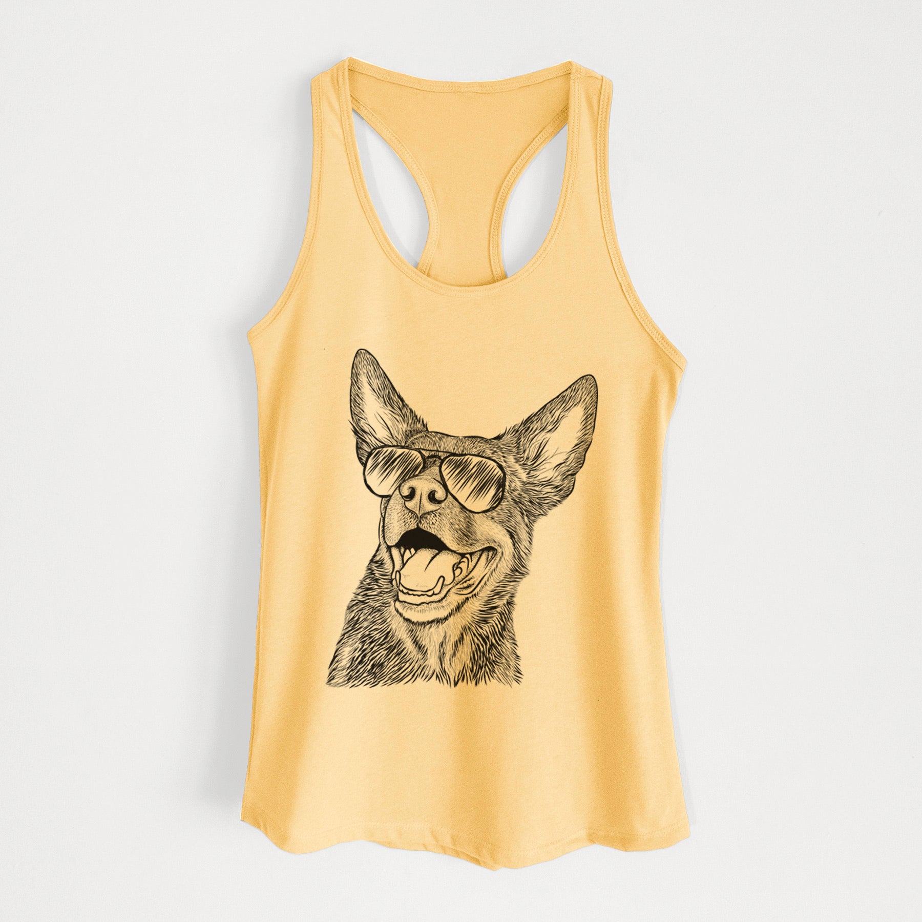 Tucker the Australian Kelpie - Women's Racerback Tanktop