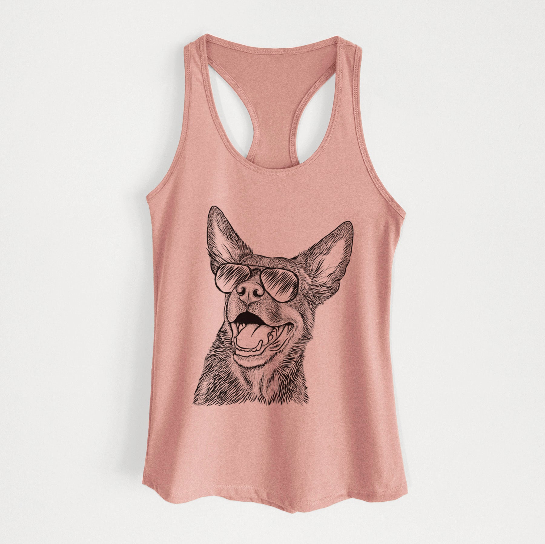 Tucker the Australian Kelpie - Women's Racerback Tanktop